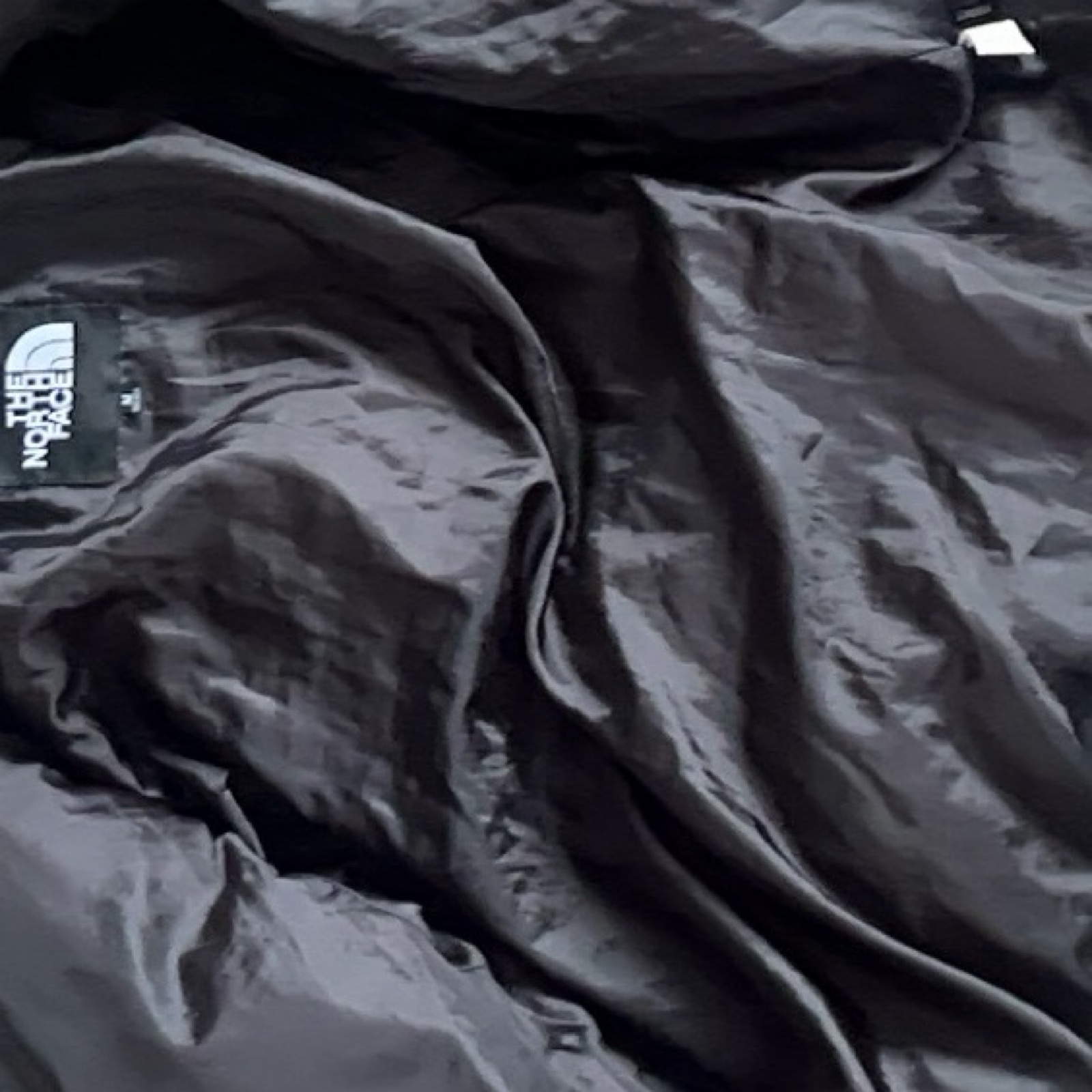 The North Face Black Puffer Jacket UK M image 8