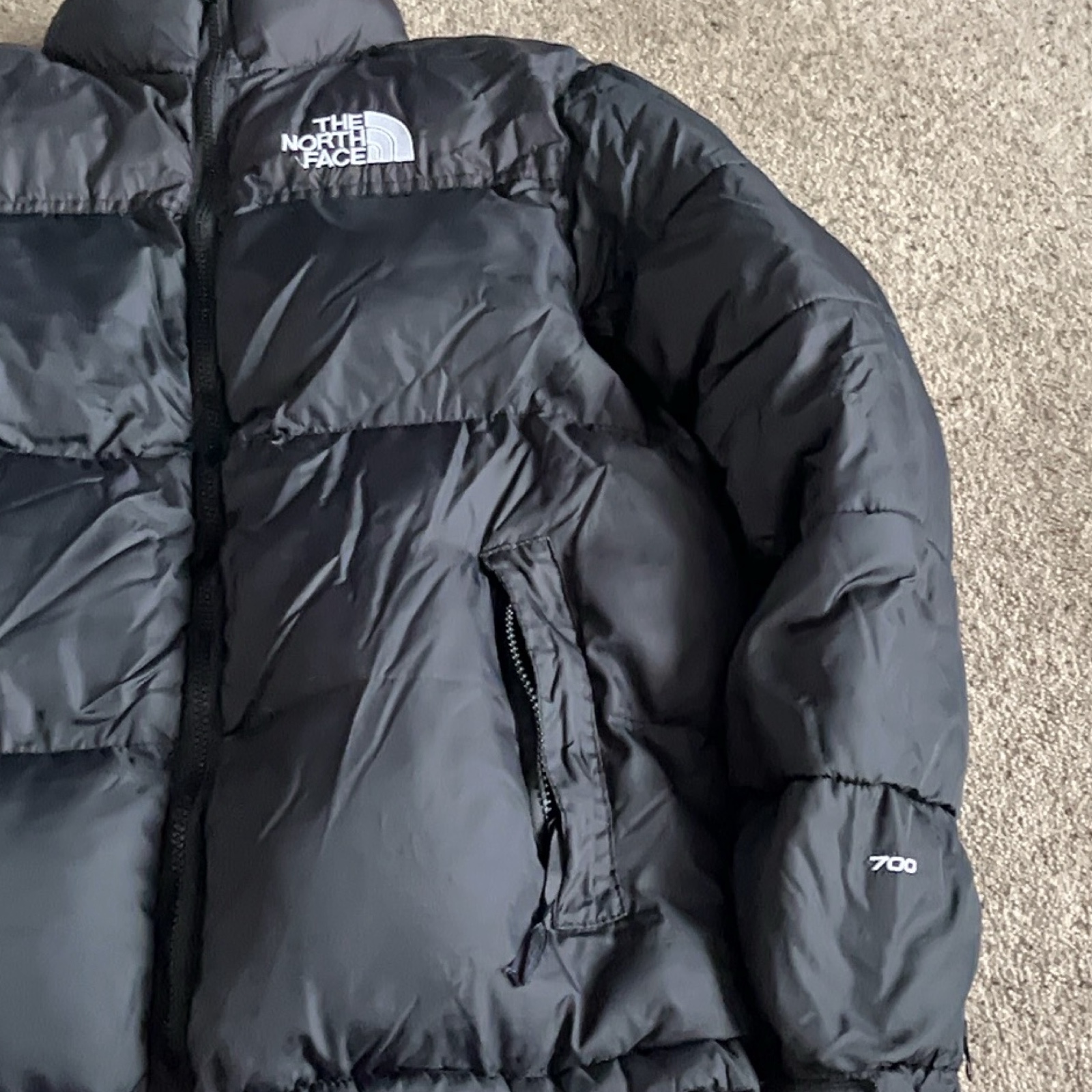 The North Face Black 700 Fill Down Puffer Jacket UK S image 5