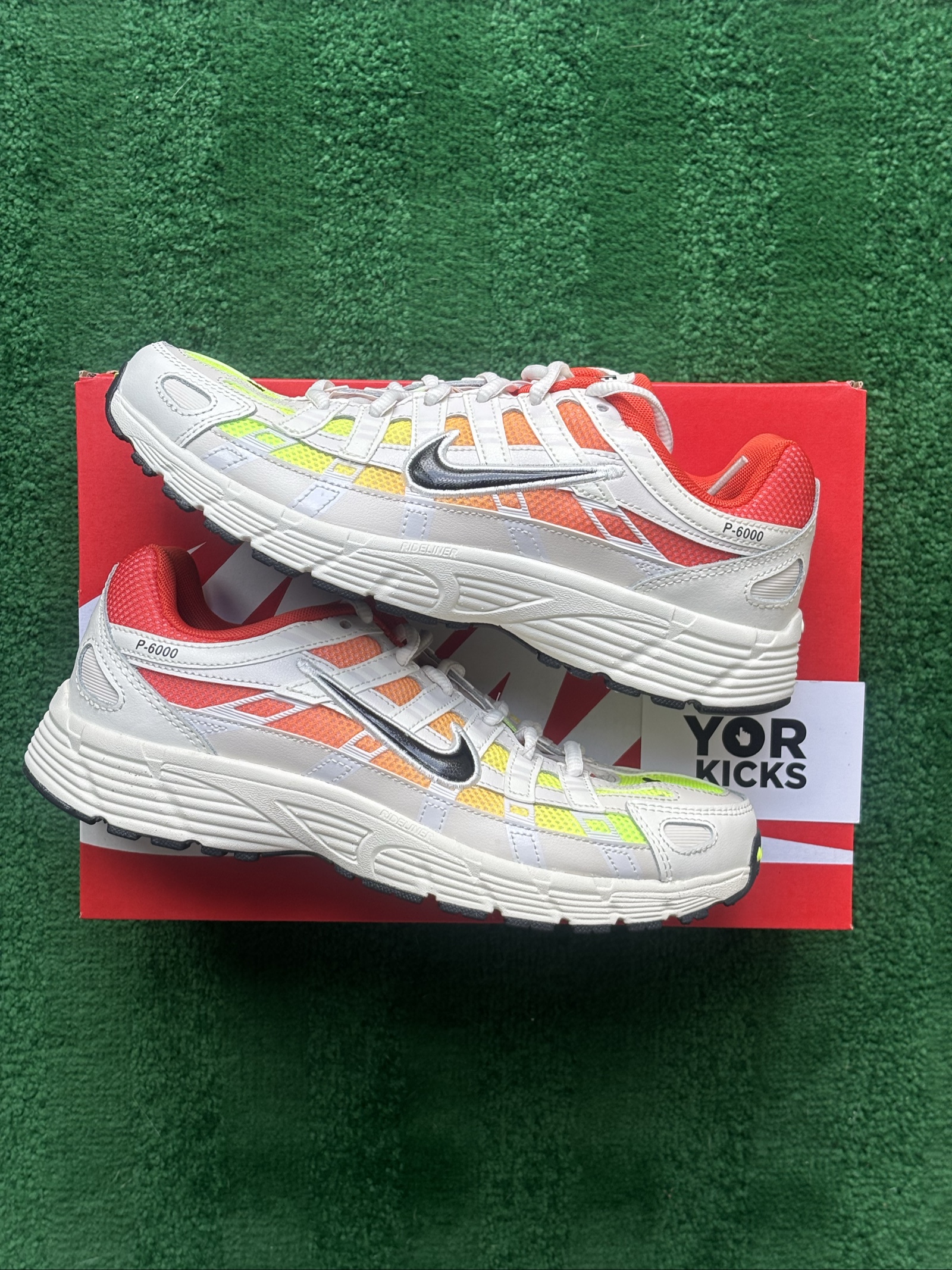 UK 5.5 Nike P-6000 Fade GS | Sail & Cosmic Clay IO0992-100 | New