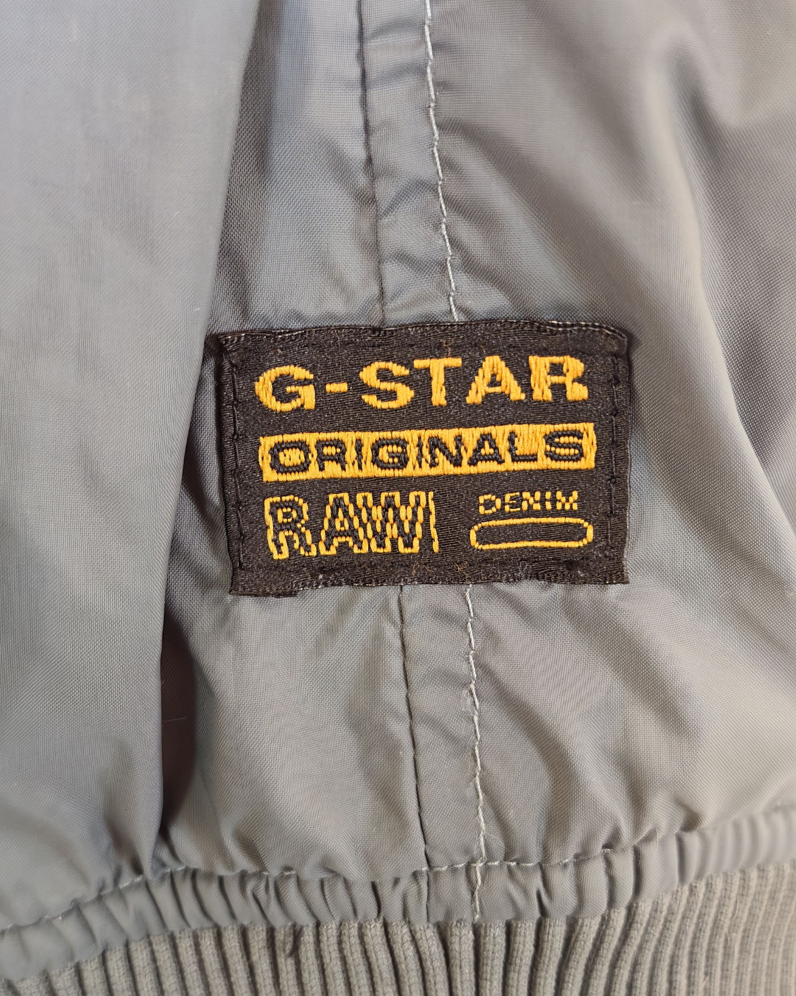 G-Star Raw Denim Grey Polyamide Jacket Medium image 6