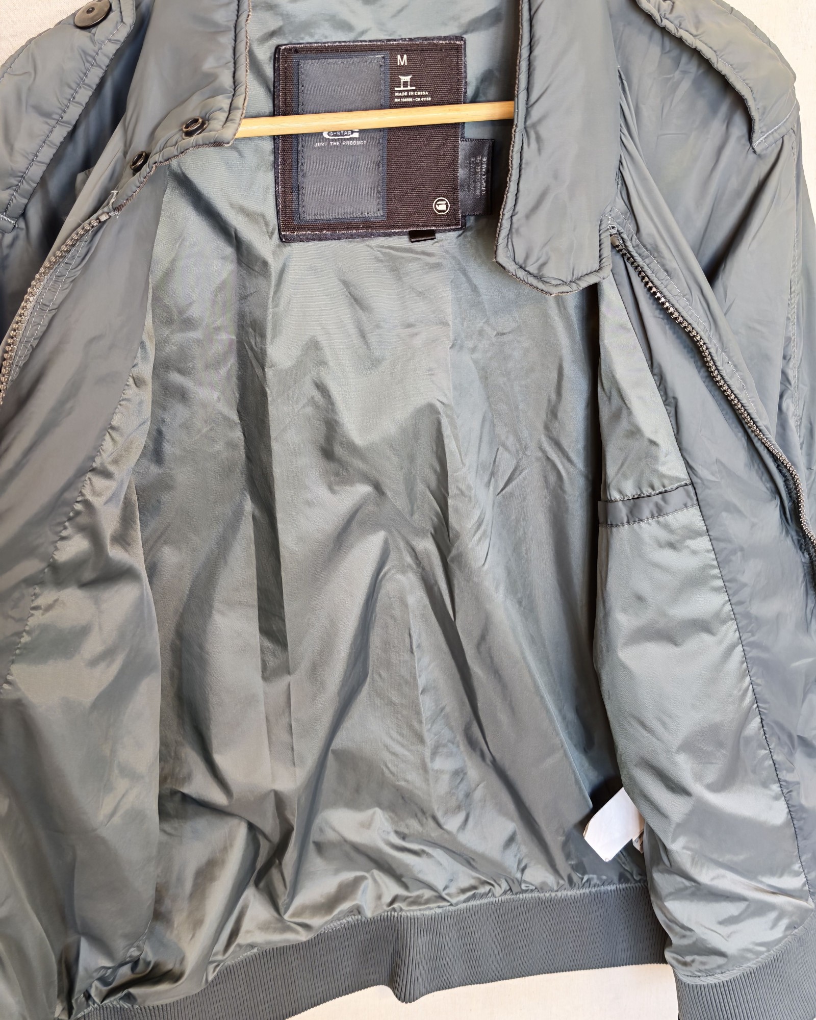 G-Star Raw Denim Grey Polyamide Jacket Medium image 8