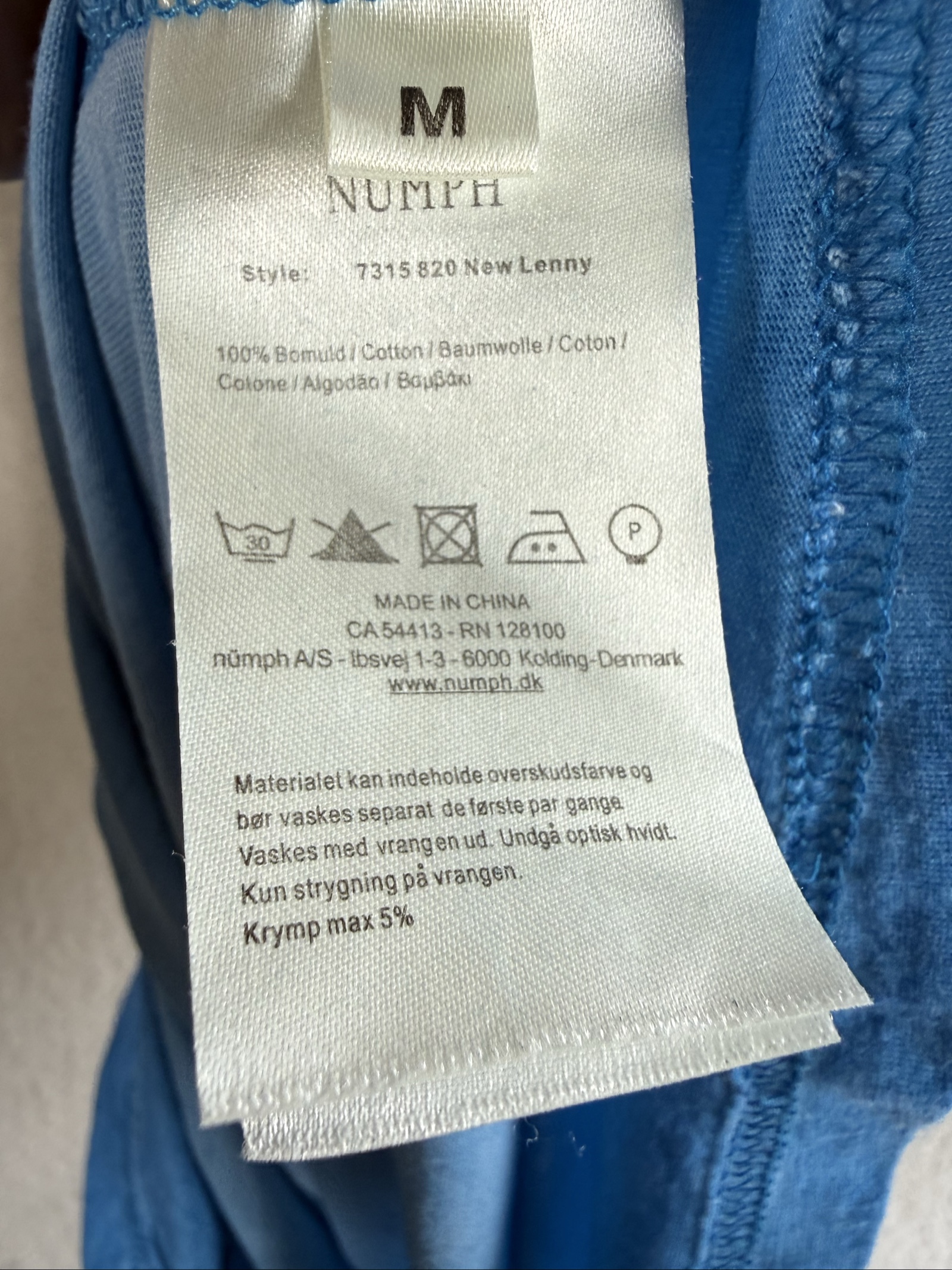 Nümph Blue Maxi Dress UK Small Sleeveless Button Detail Summer Casual image 7