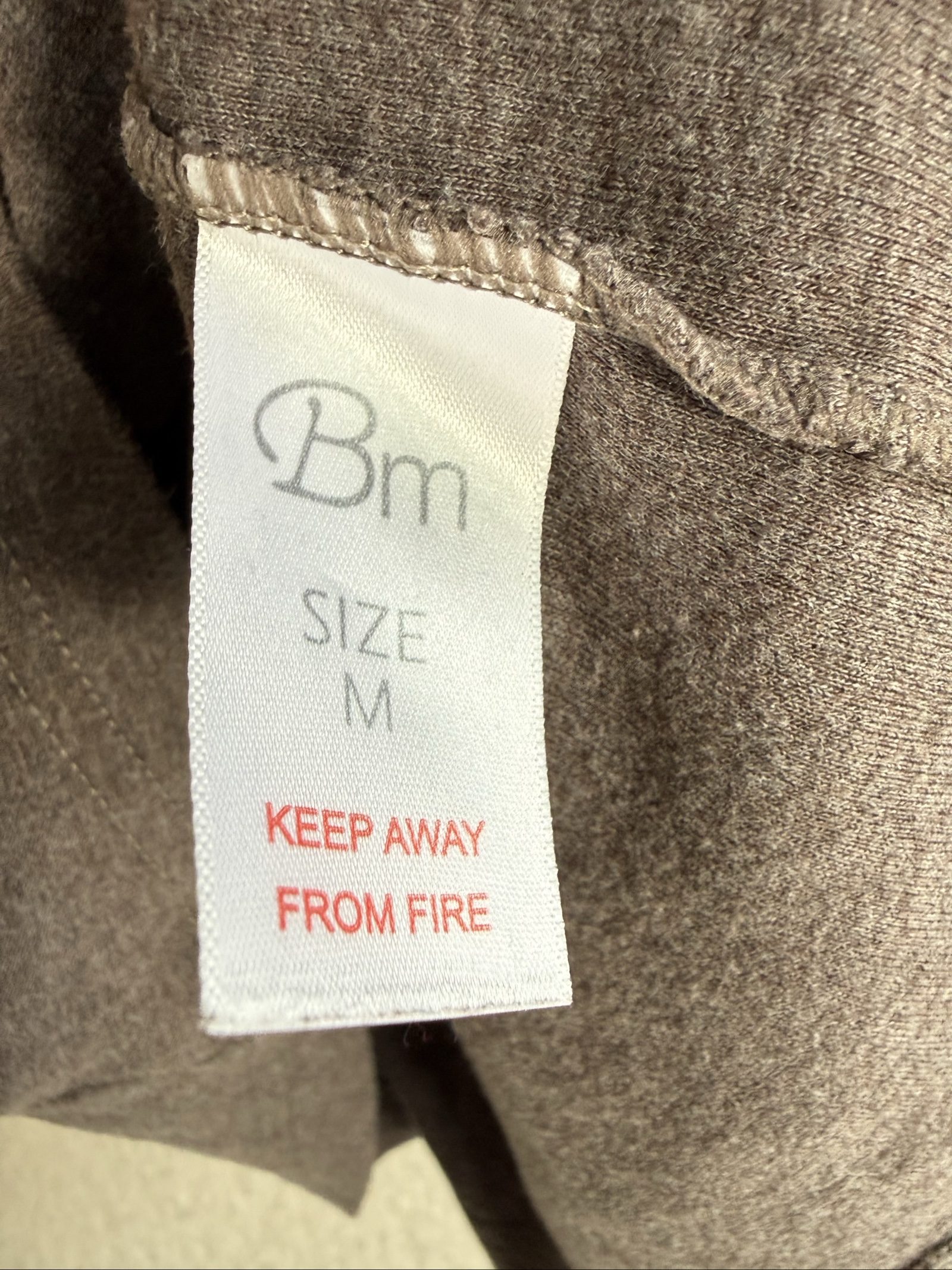 Bm Brown Soft Knit Button Front Casual Short Sleeve Top Medium Stylish image 6