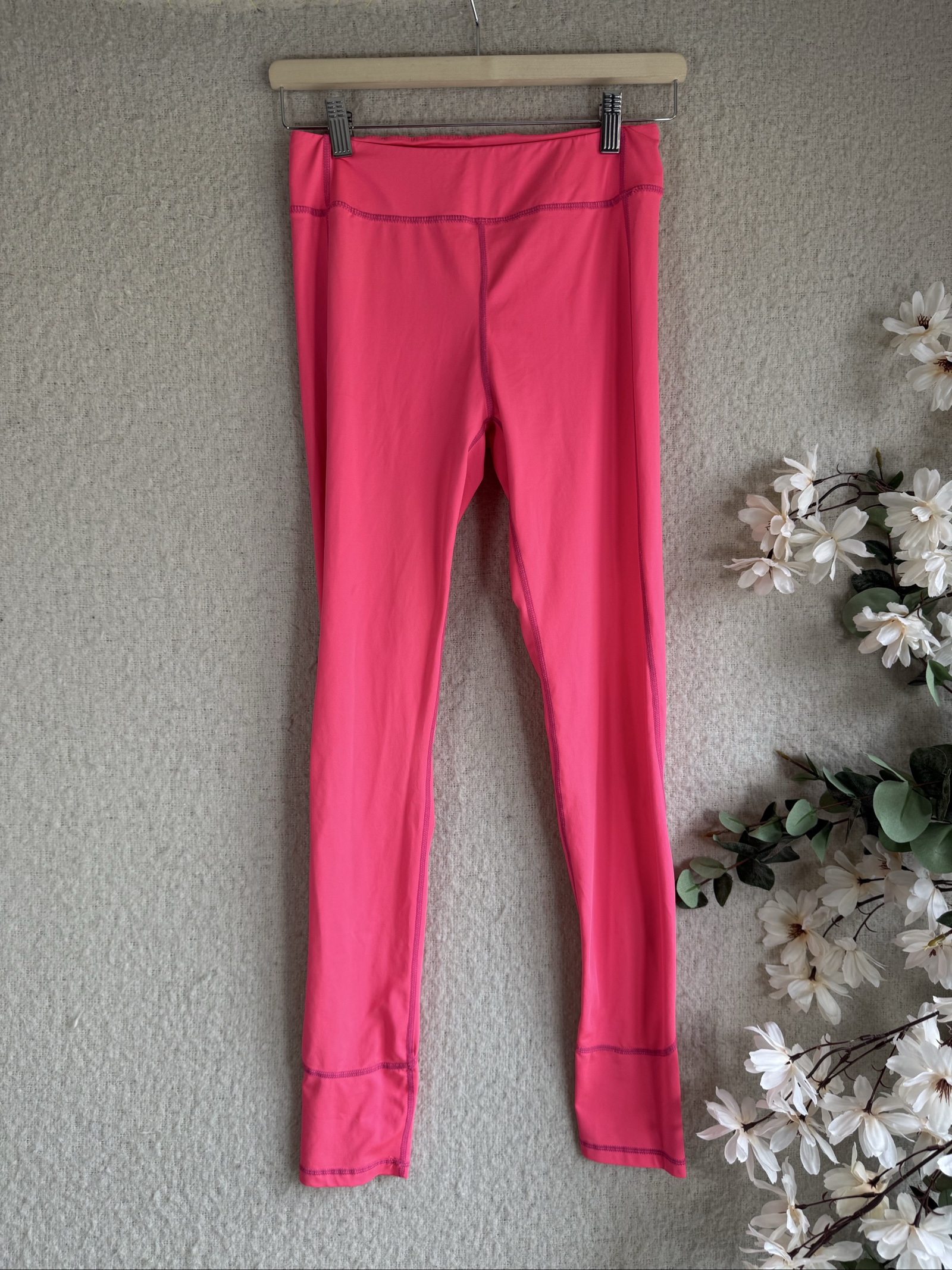 Love & Other Things Pink Leggings UK 10 Comfortable Gym Activewear