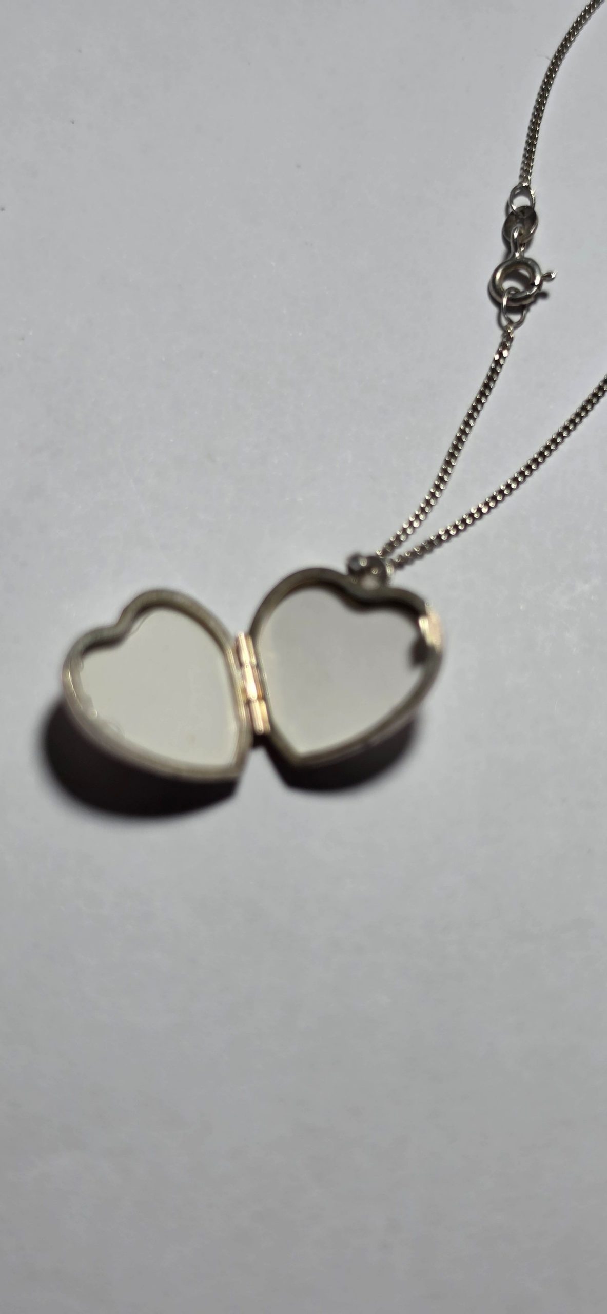 925 Silver Heart I Love You Locket Necklace image 5