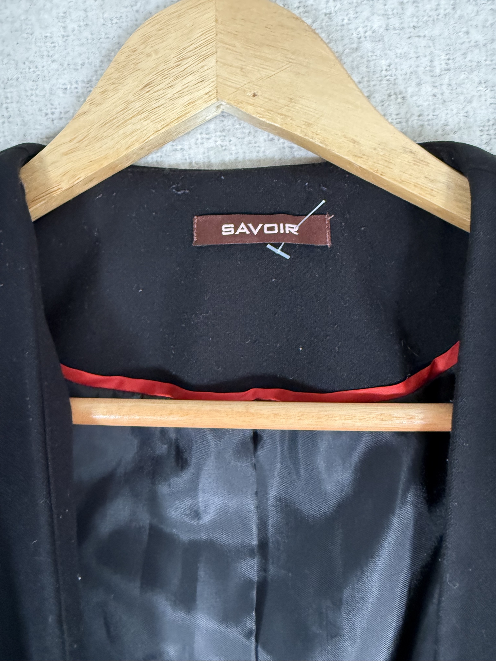 Savoir Black Women's Jacket UK 12 Classic Stylish Blazer Coat image 2