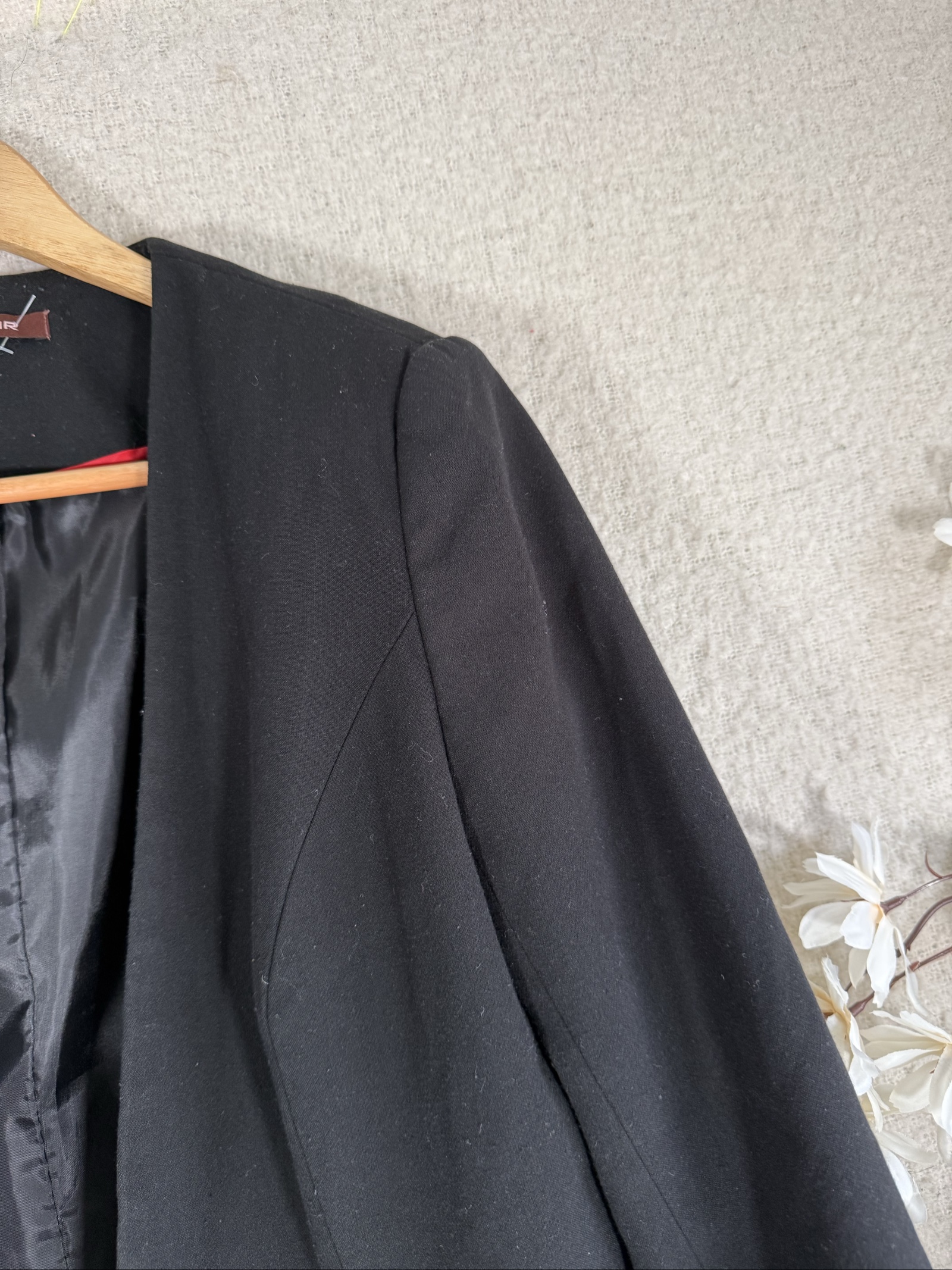 Savoir Black Women's Jacket UK 12 Classic Stylish Blazer Coat image 3