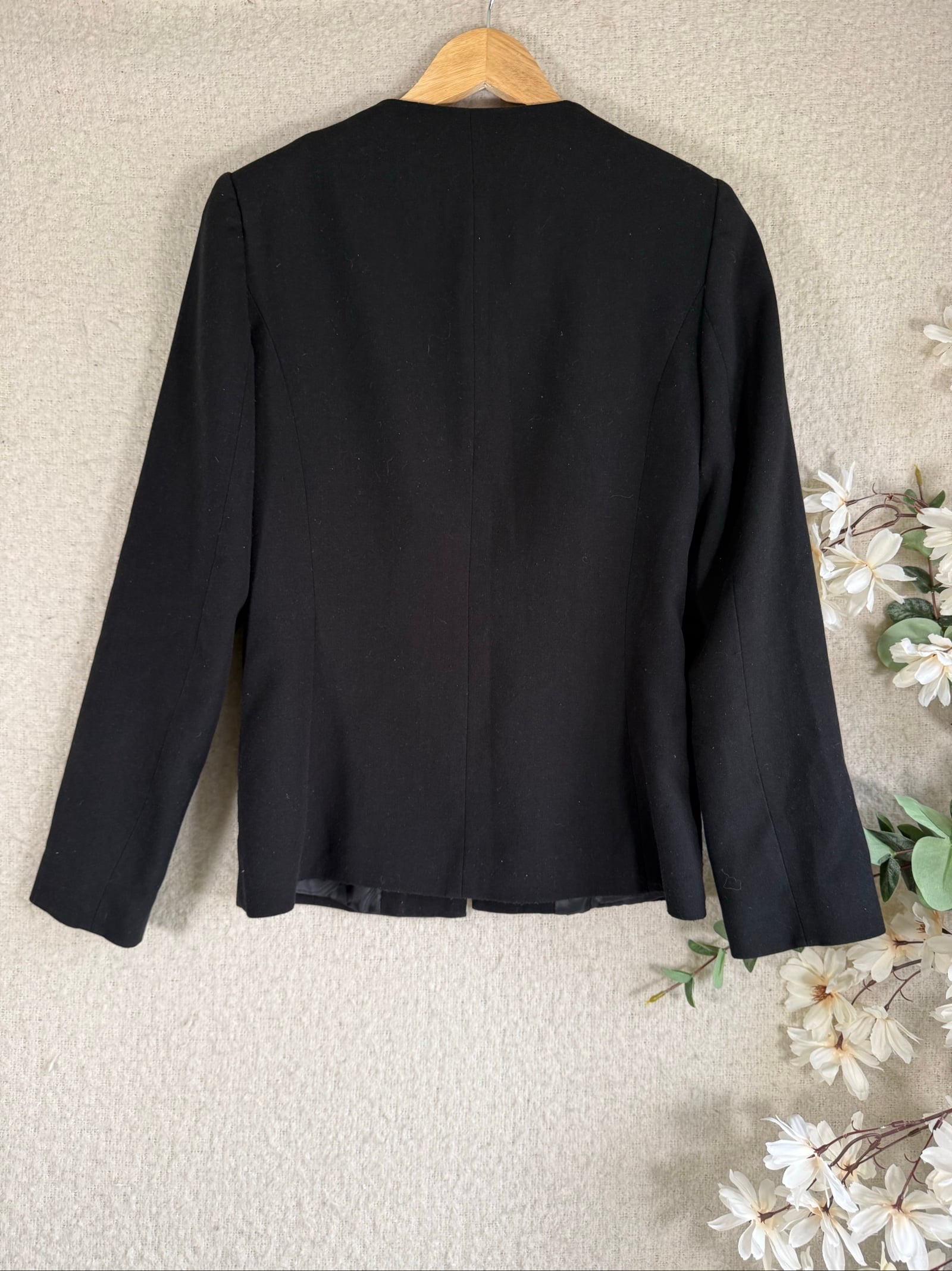 Savoir Black Women's Jacket UK 12 Classic Stylish Blazer Coat image 4