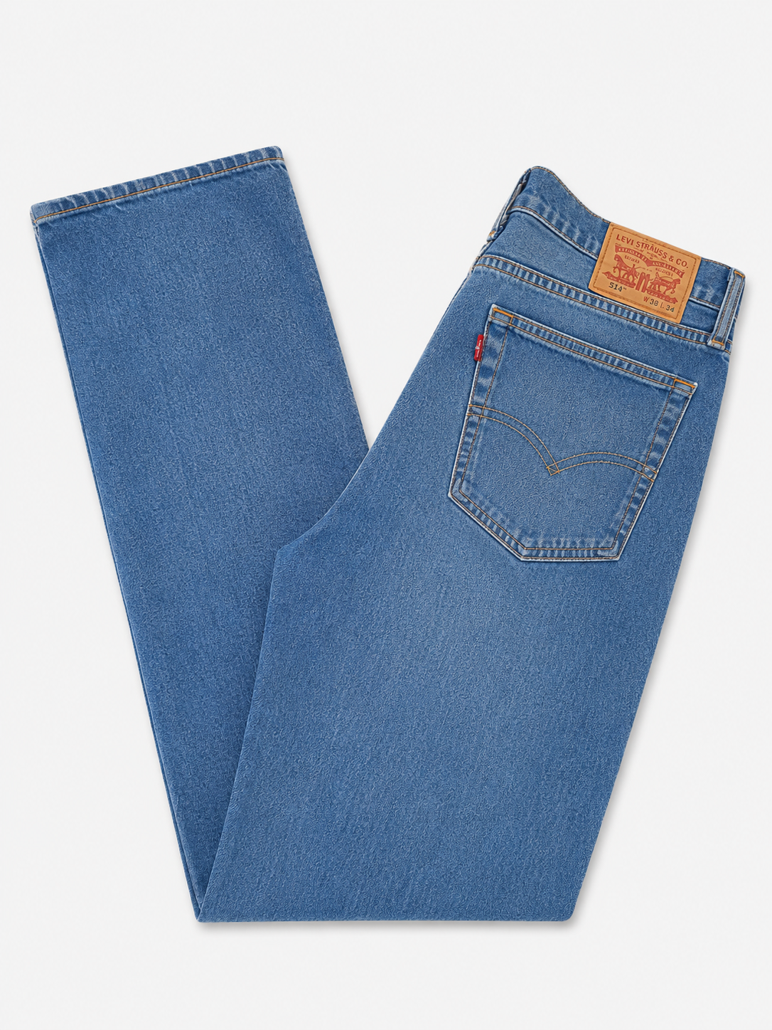 Levi's Blue Denim 511 Slim Fit Jeans Red Tab 38"