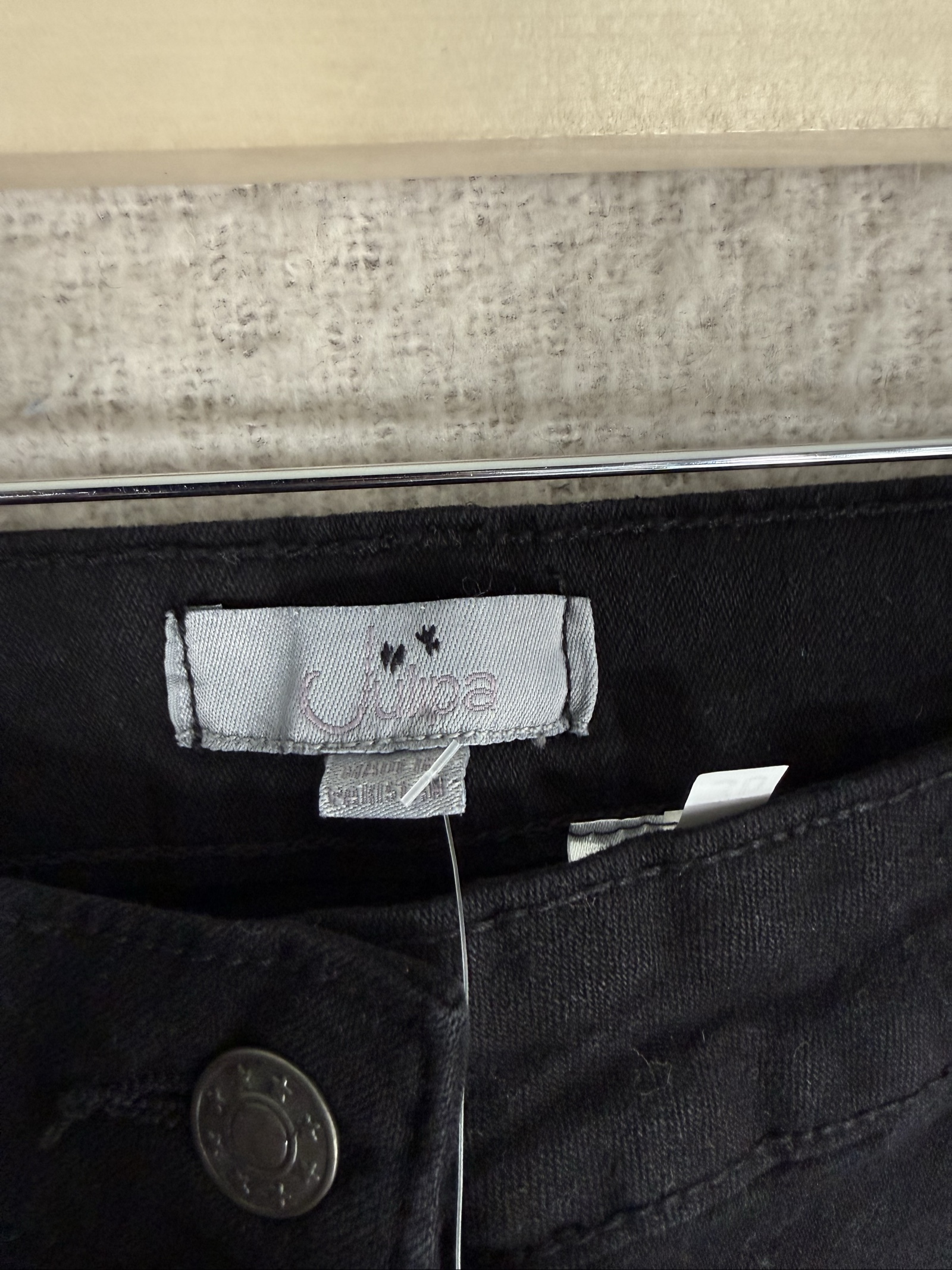 Julipa Black Slim Fit Denim Jeans UK 10 Comfortable Casual Style image 3