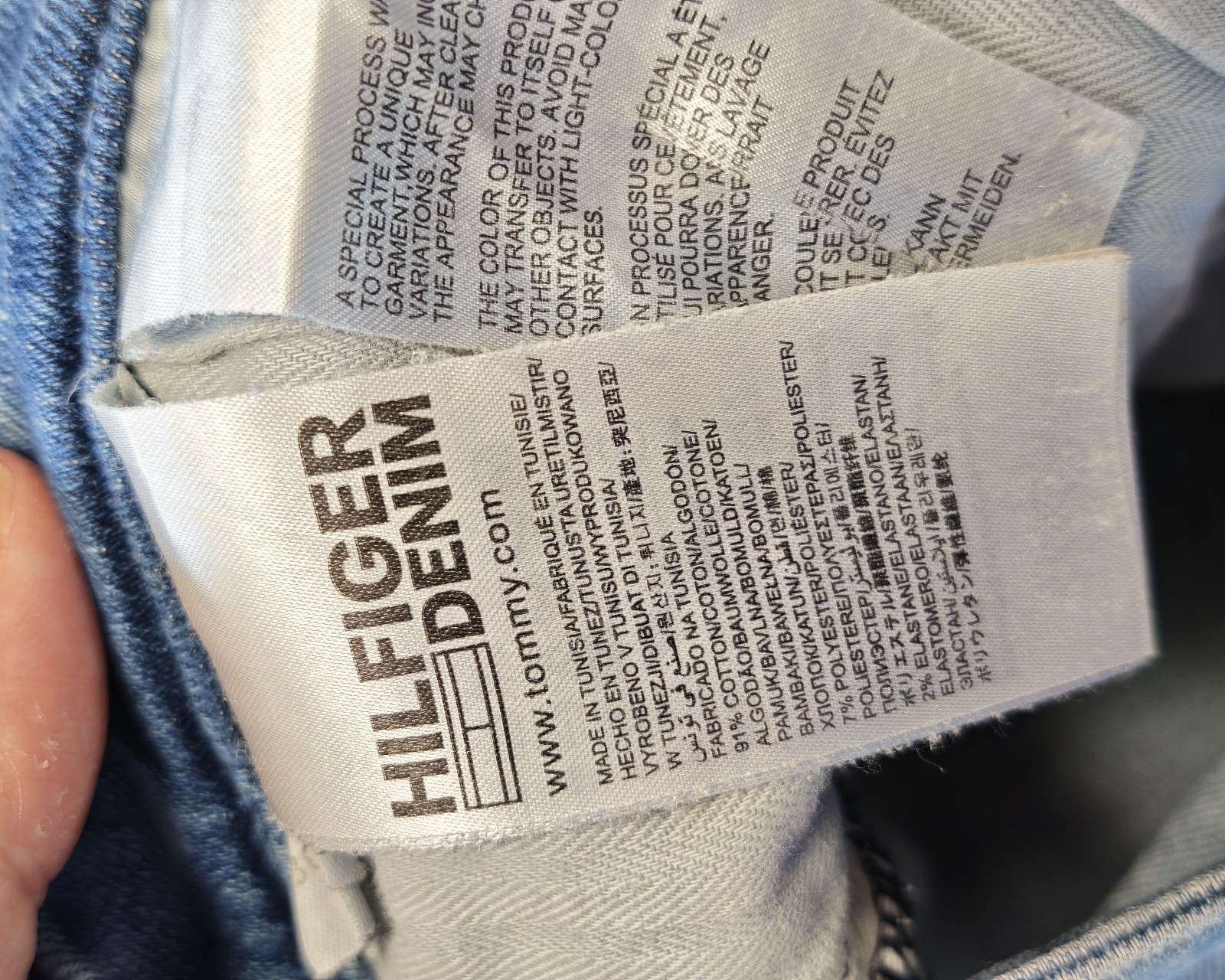 Hilfiger Denim Light Blue Skinny Jeans 30 Waist image 5