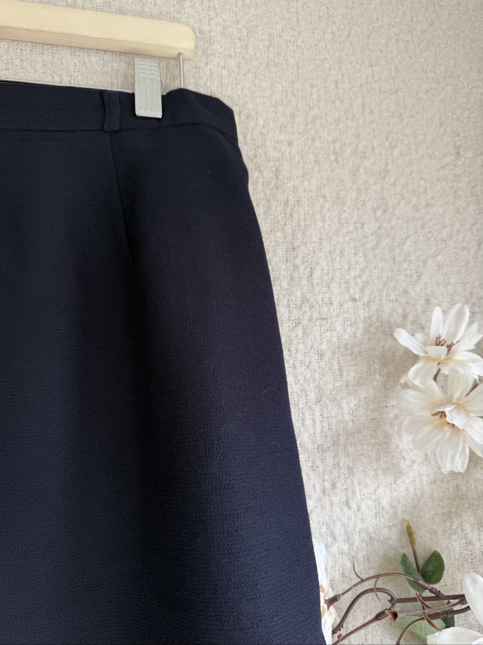 Yessica Navy Blue Skirt UK 20 Classic Office Knee Length Workwear image 3