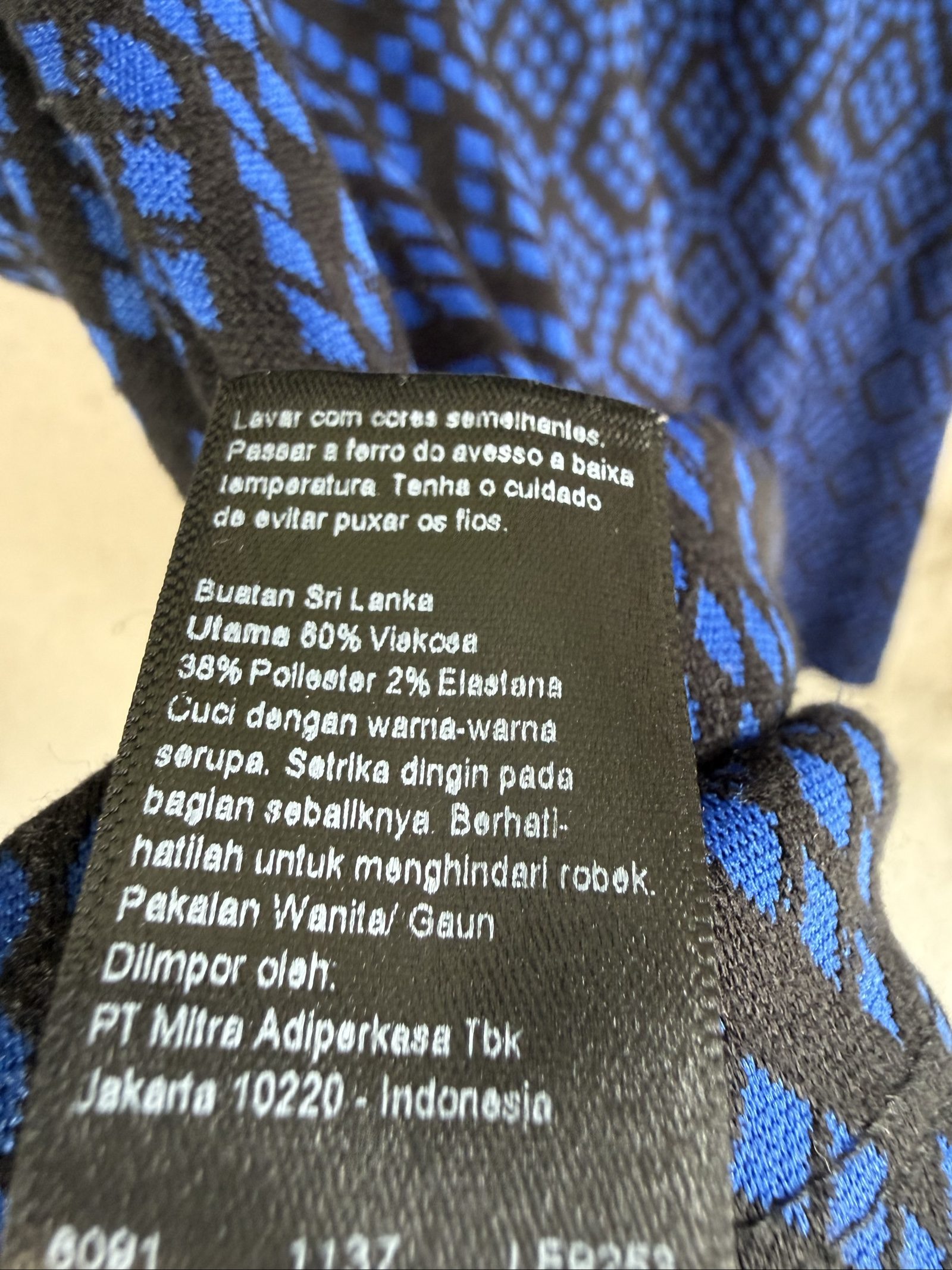 Wallis Blue & Black Patterned Shift Dress UK 12 Stylish Casual Dress image 7
