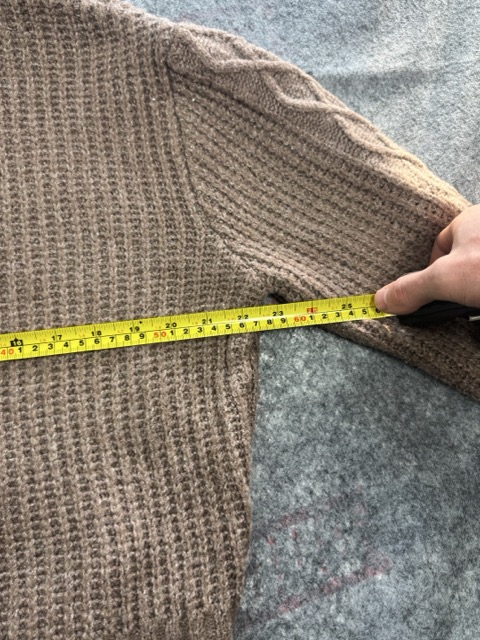 Ruby Moon Brown Knit Zip Sweater L image 7