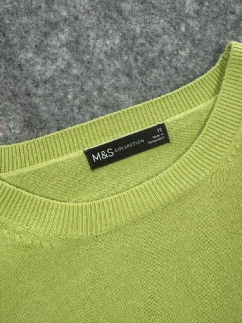 M&S Collection Light Green Sweater Size 12 image 2