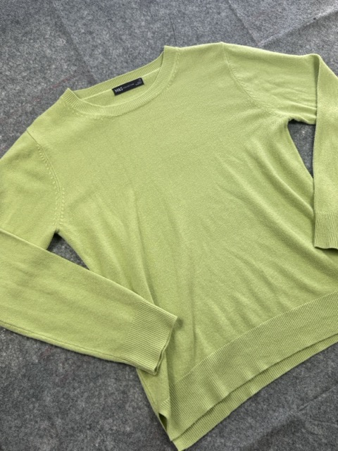 M&S Collection Light Green Sweater Size 12 image 3