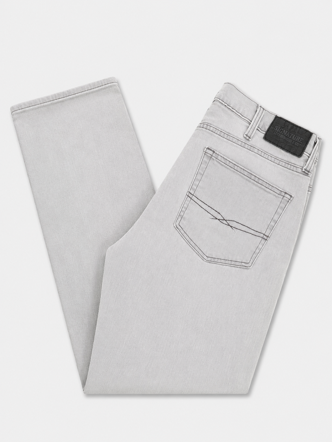 Signature Levi Strauss Light Grey Slim Jeans 37"