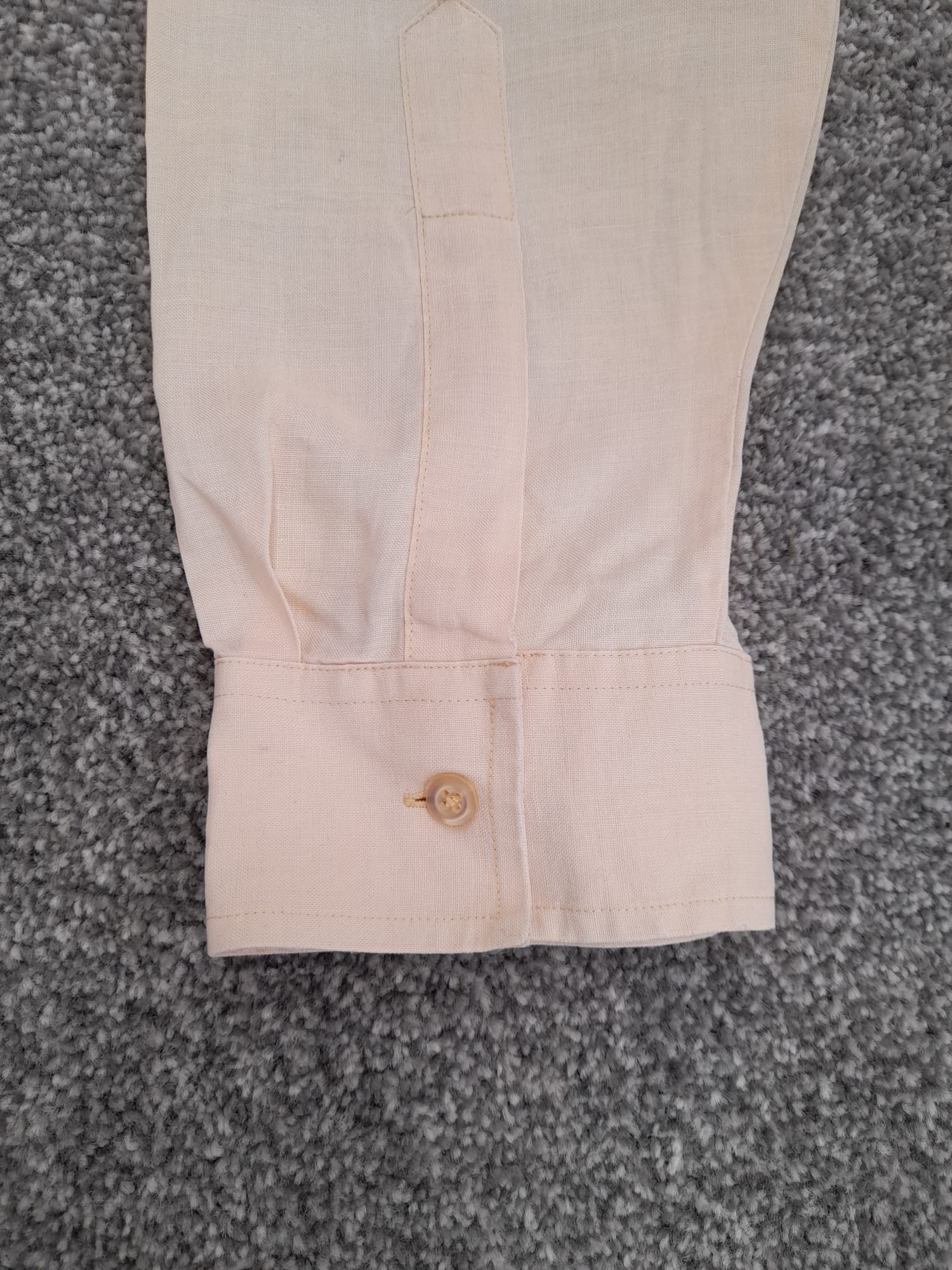 Renato Collection Beige Cotton Guayabera Shirt XL image 3