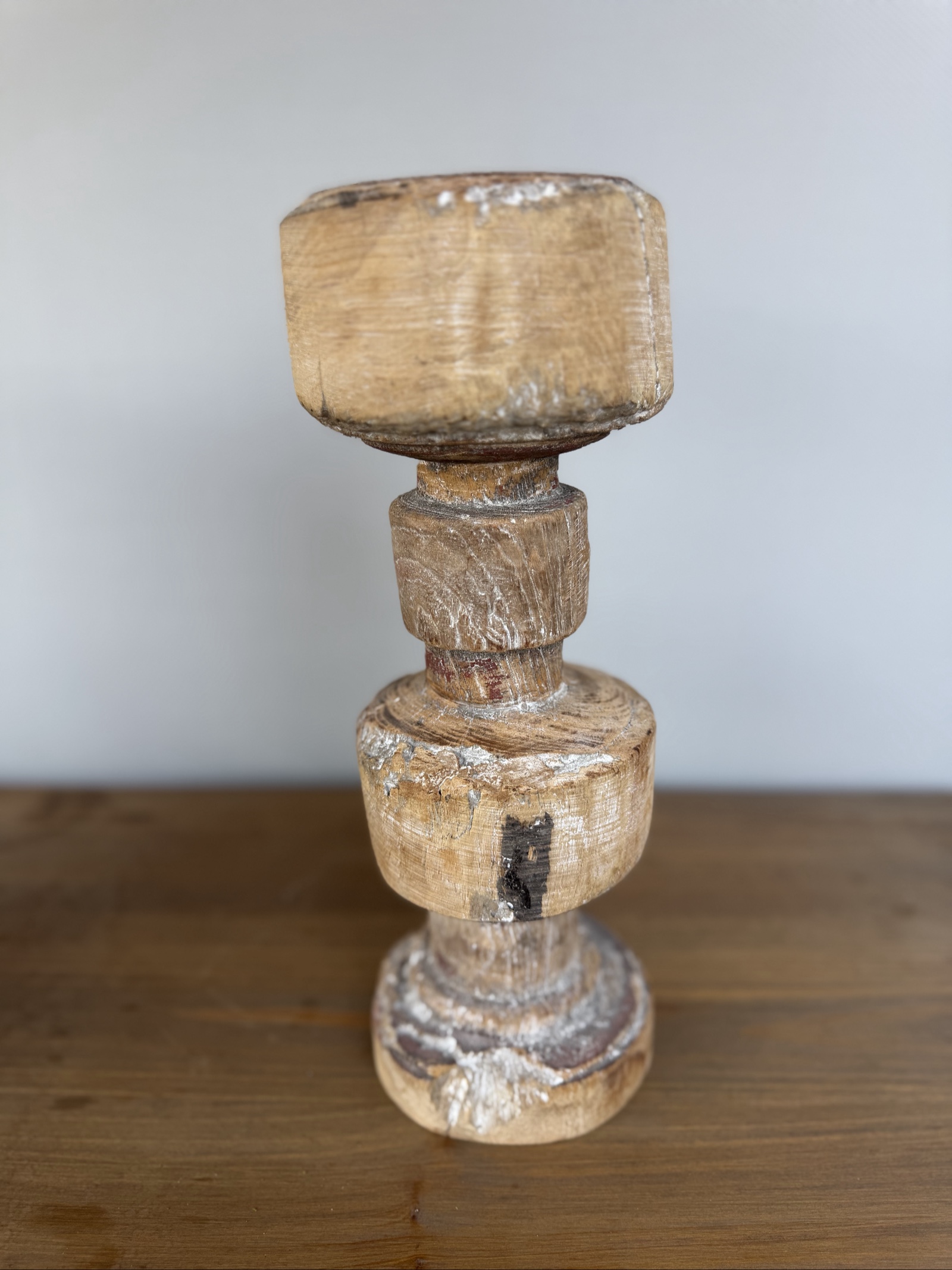 Rustic Wooden Baluster Candle Holder Rustic Wooden Baluster Candle Holder perfect as an Ceremonial Piece