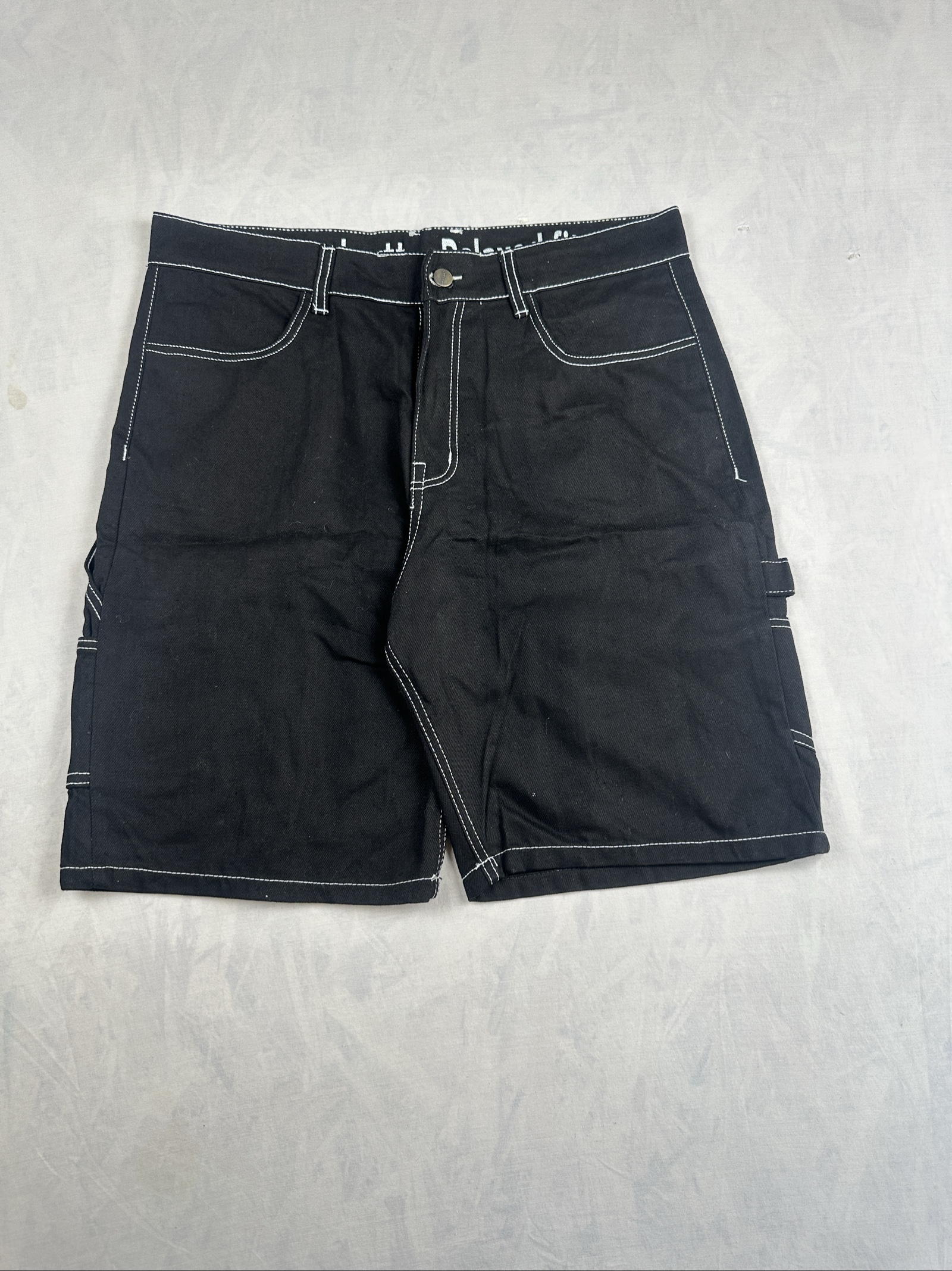 Carhartt Black Cargo Shorts Rework 34” waist