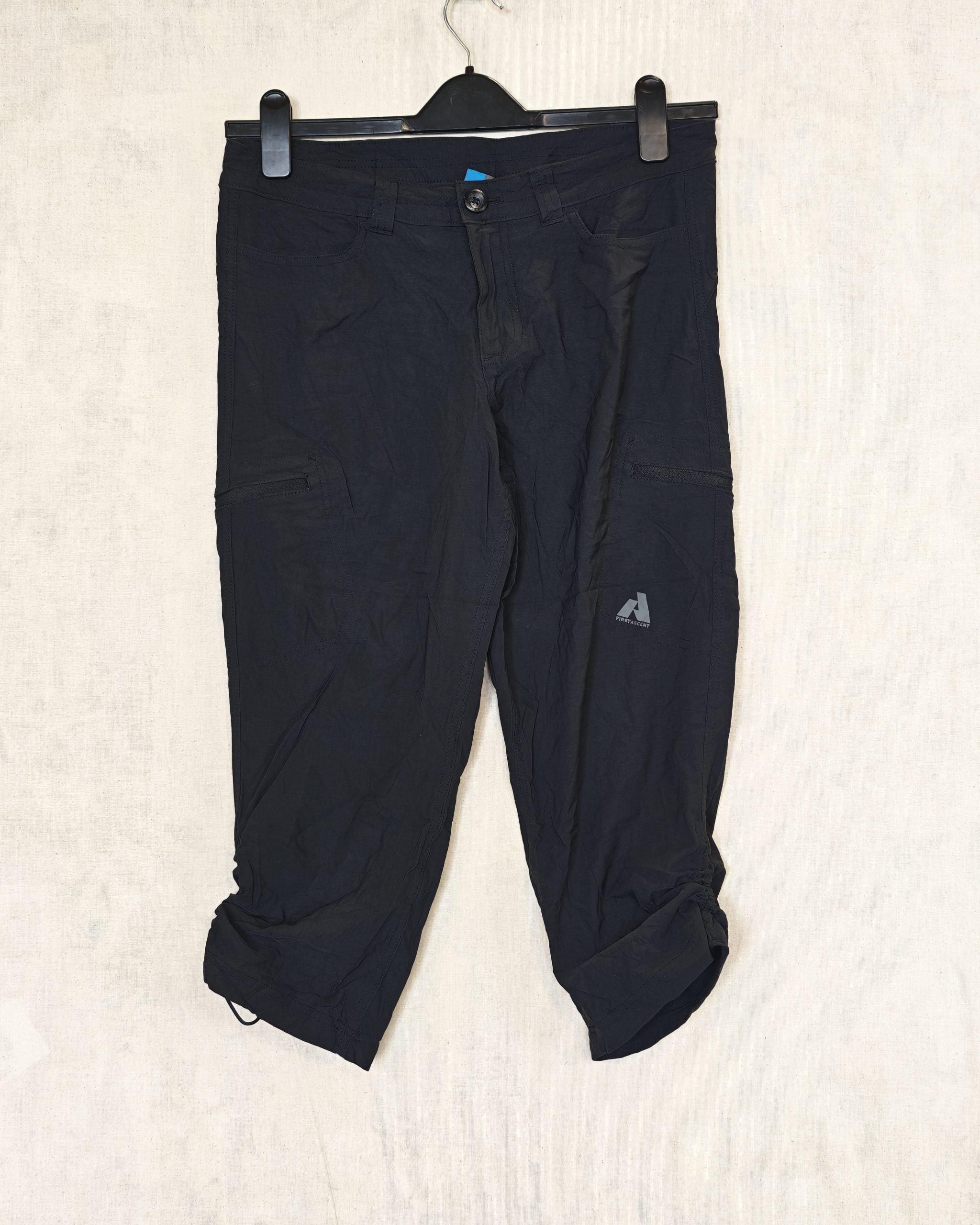 Eddie Bauer Black Cargo Capris Women's US 6/UK 10 Comfortable Stretch