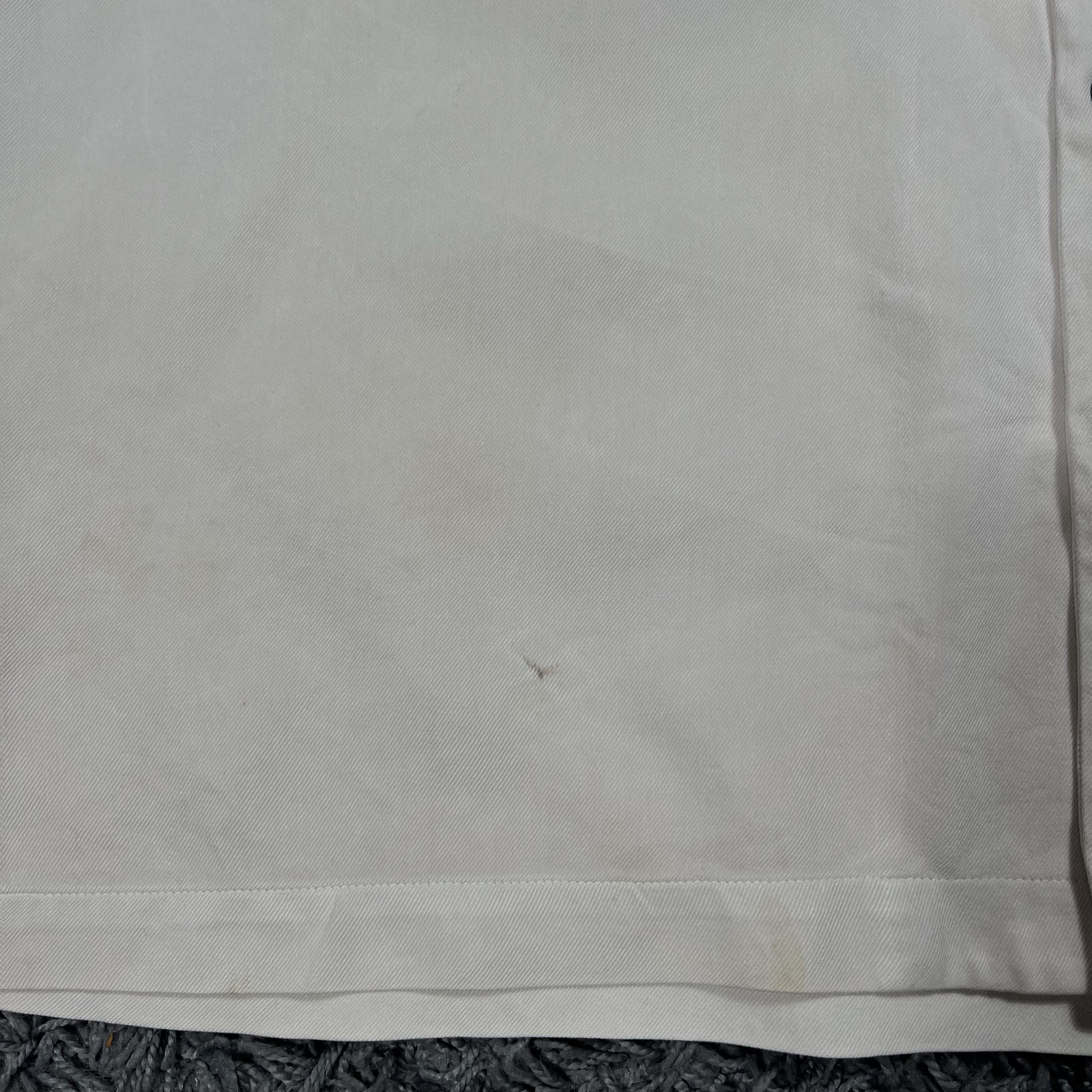 Eagle dry Goods co White Signature Series Silk Shirt Large XL Pocketed Short Sleeve image 5
