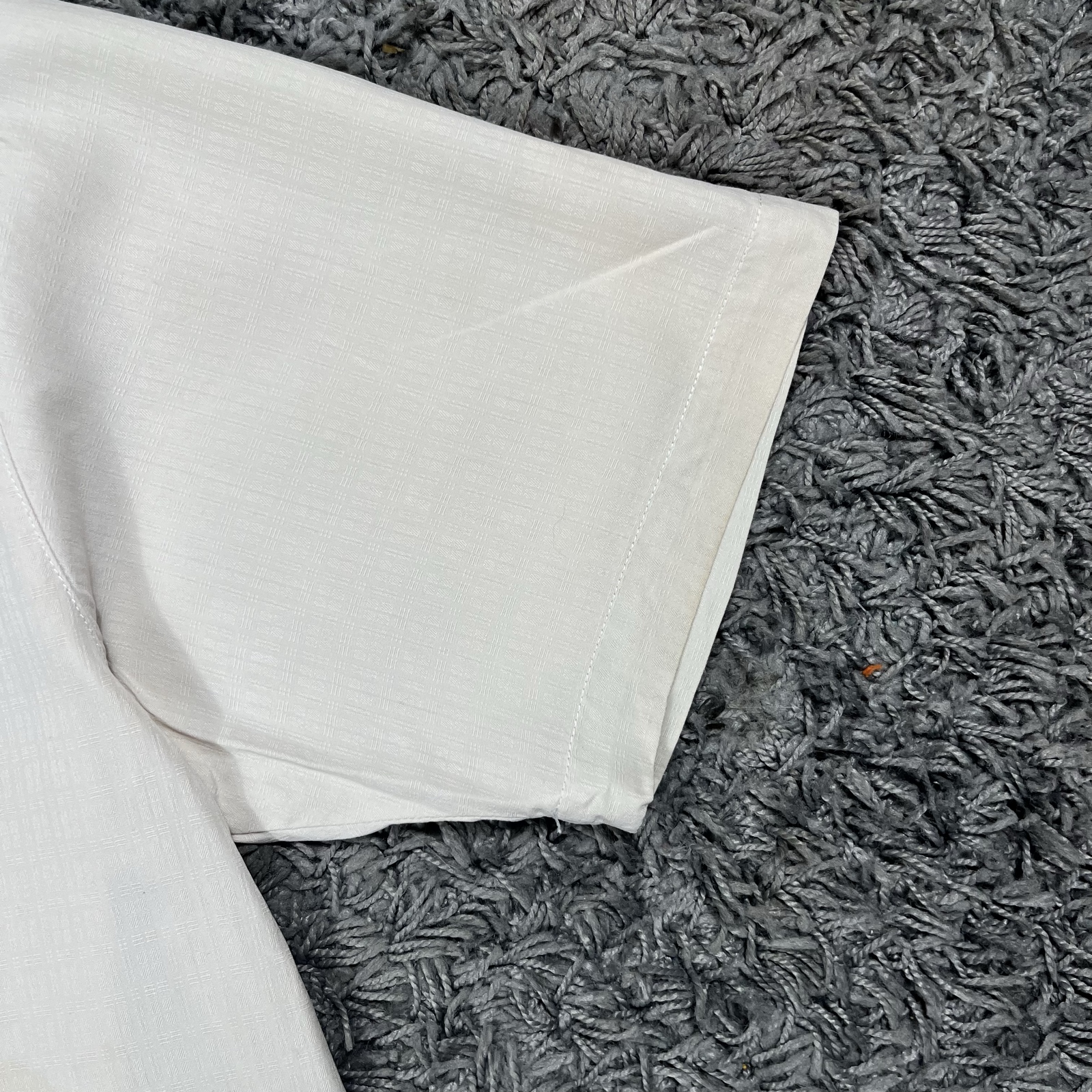 Tommy Bahama Cream Silk Short Sleeve Shirt M image 7