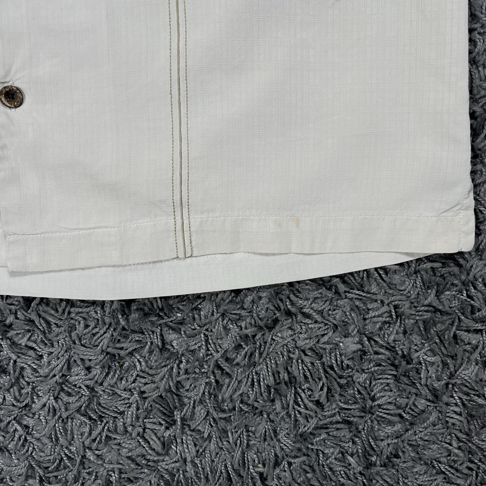 Tommy Bahama Cream Silk Short Sleeve Shirt M image 8