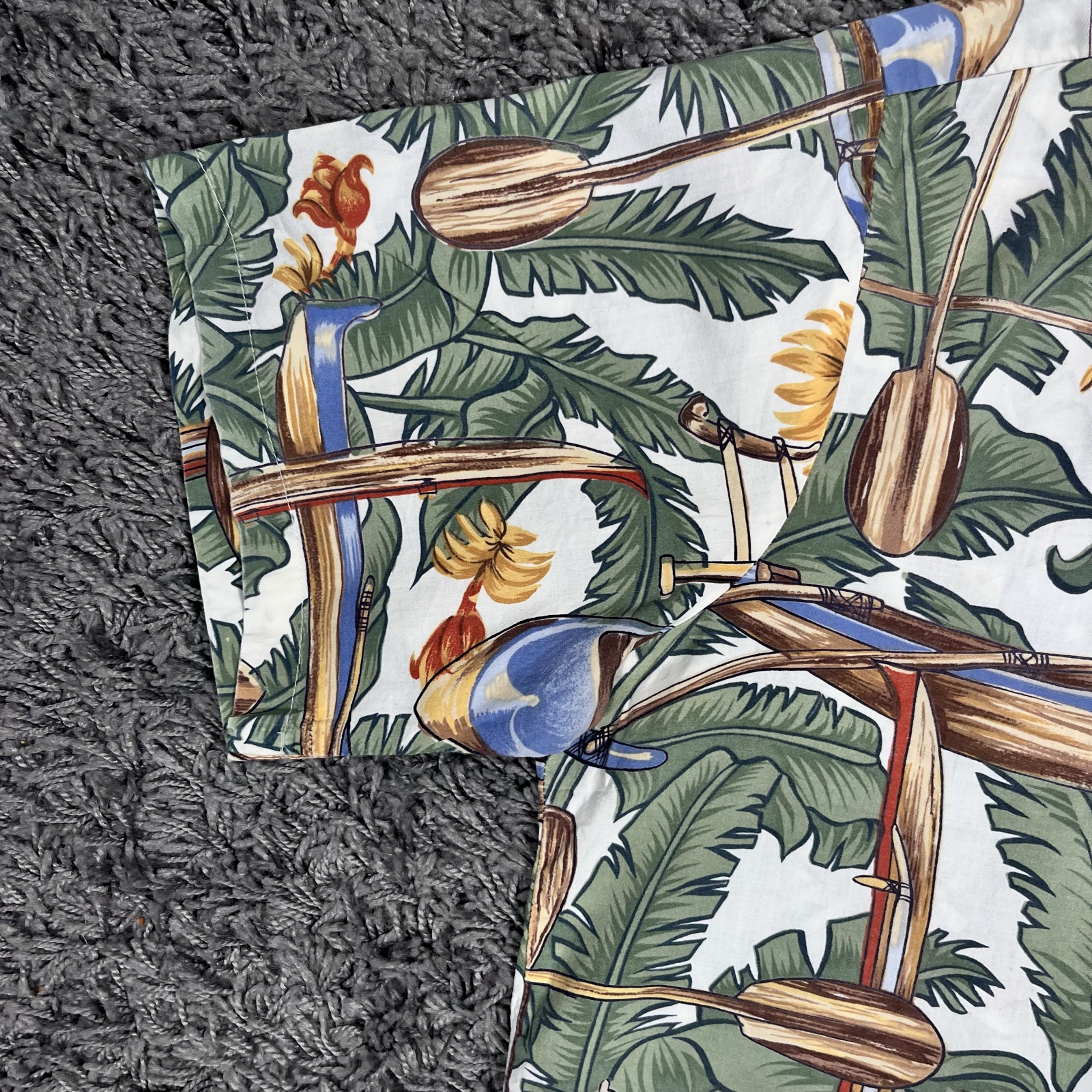 Hilo Hattie Multi Tropical Print Hawaiian Shirt Small Casual image 3