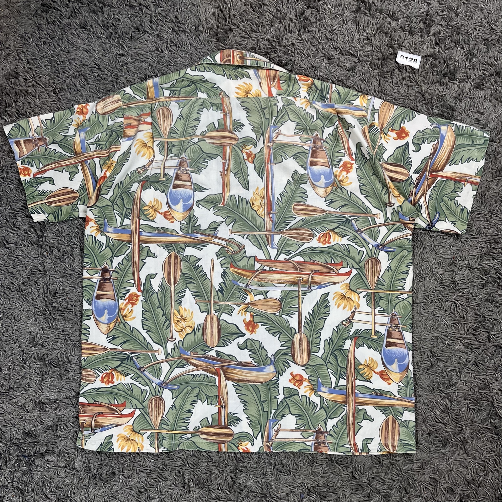 Hilo Hattie Multi Tropical Print Hawaiian Shirt Small Casual image 5
