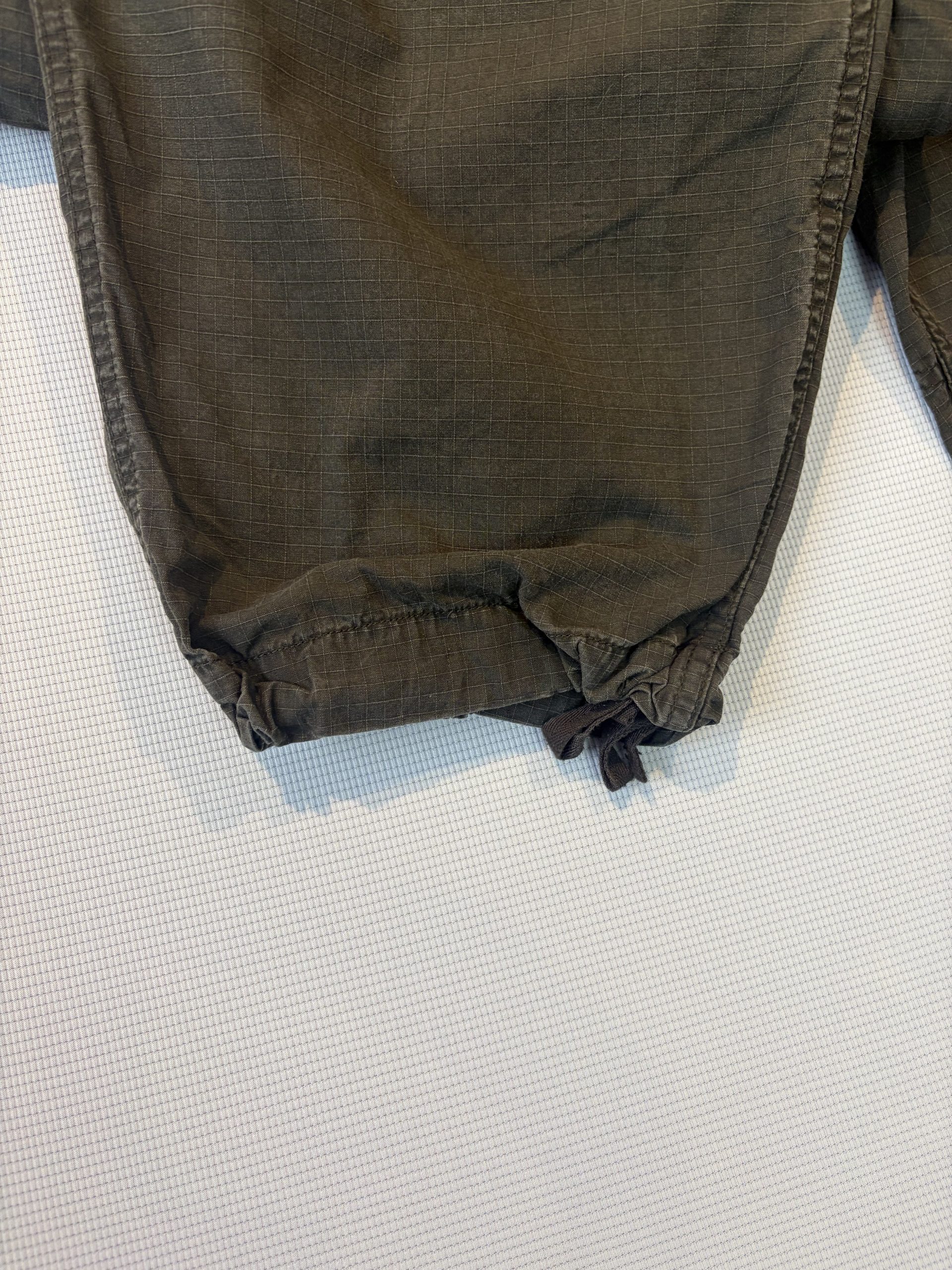 Carhartt WIP Regular Cargo Trousers Olive Green Ripstop 38x32 100% Cotton Ripstop image 4