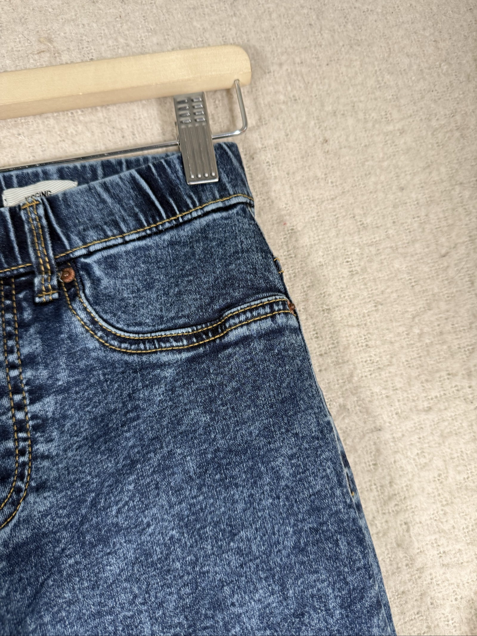 New Look Emilee Blue Denim Skinny Jeans UK 8 High Waist Classic Style image 2