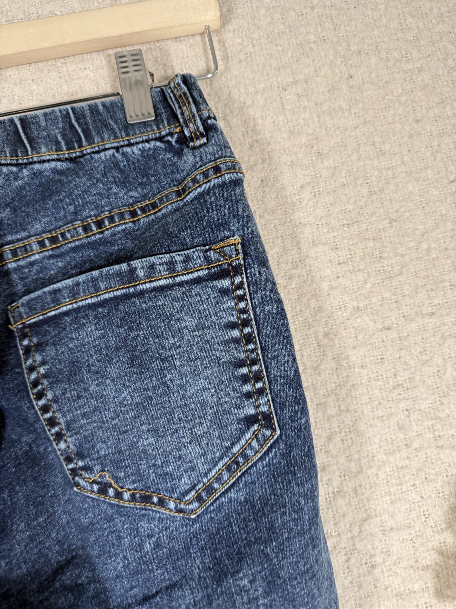 New Look Emilee Blue Denim Skinny Jeans UK 8 High Waist Classic Style image 5