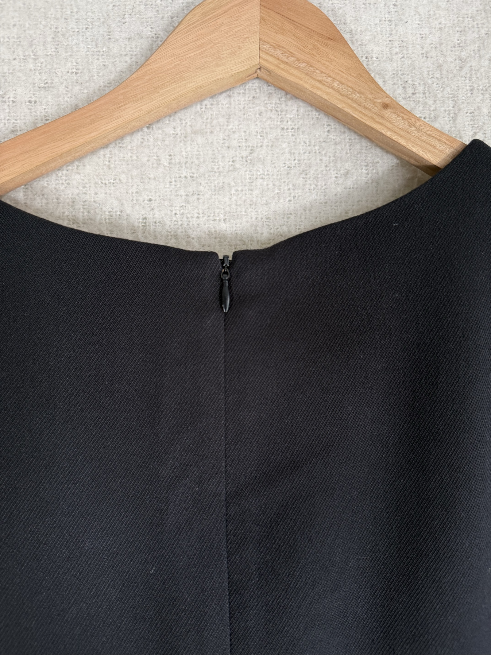 Marks & Spencer Black Sleeveless Shift Dress UK 14 Classic Elegant Workwear image 5