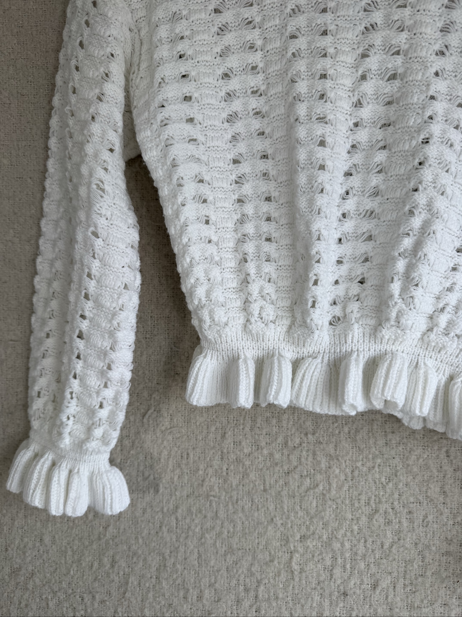 EW Look White Skinny Jeans UK 10 72% Cotton High Waist Denim Trousers image 9