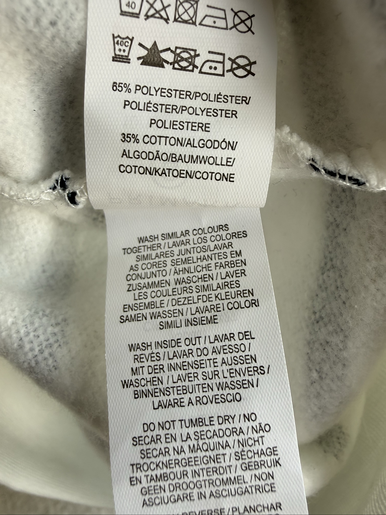 Primark Navy & White Striped Crew Neck Sweatshirt Small Casual Jumper image 6