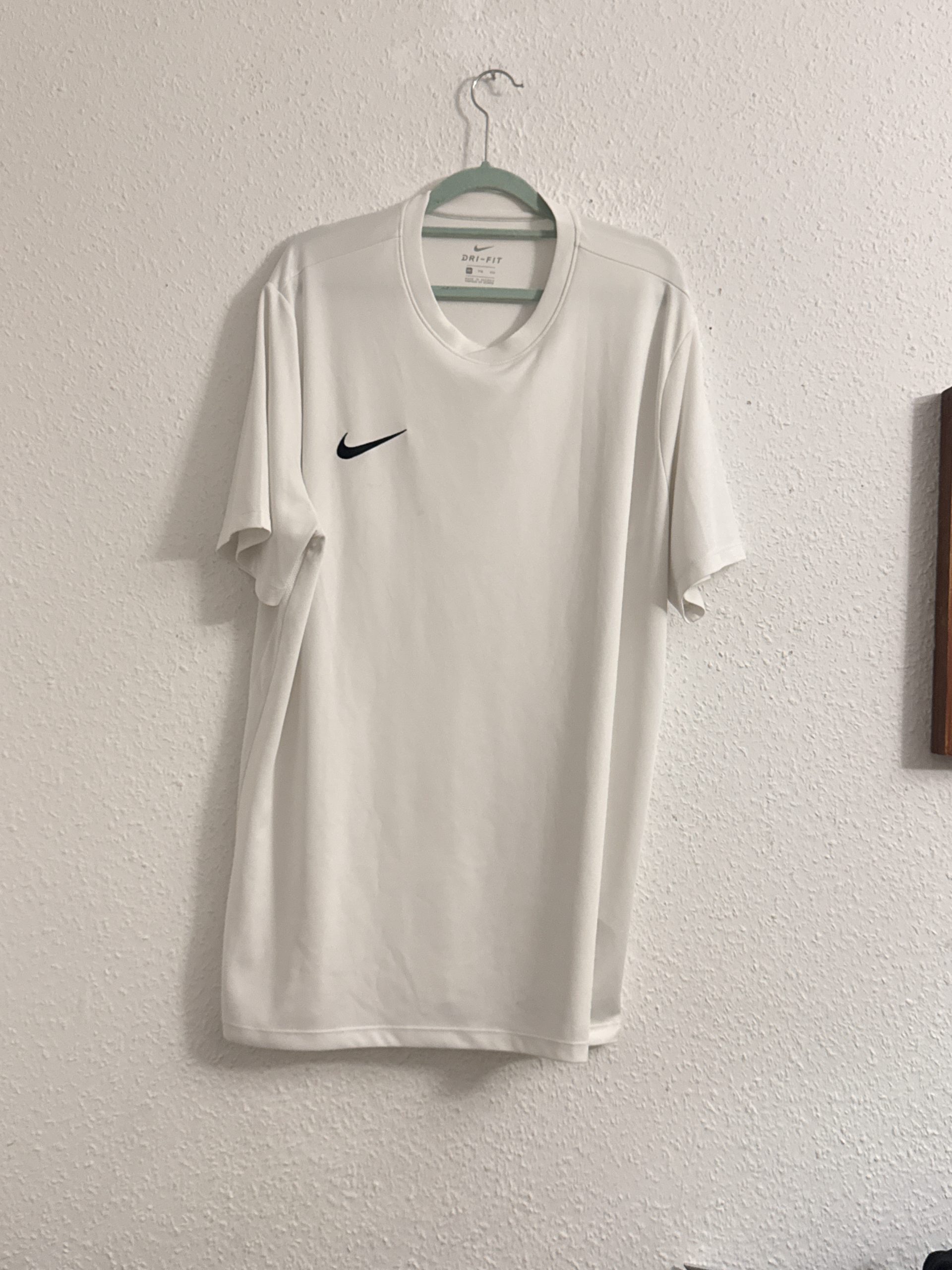 Nike White Dri-FIT T-Shirt XXL Polyester 2856
