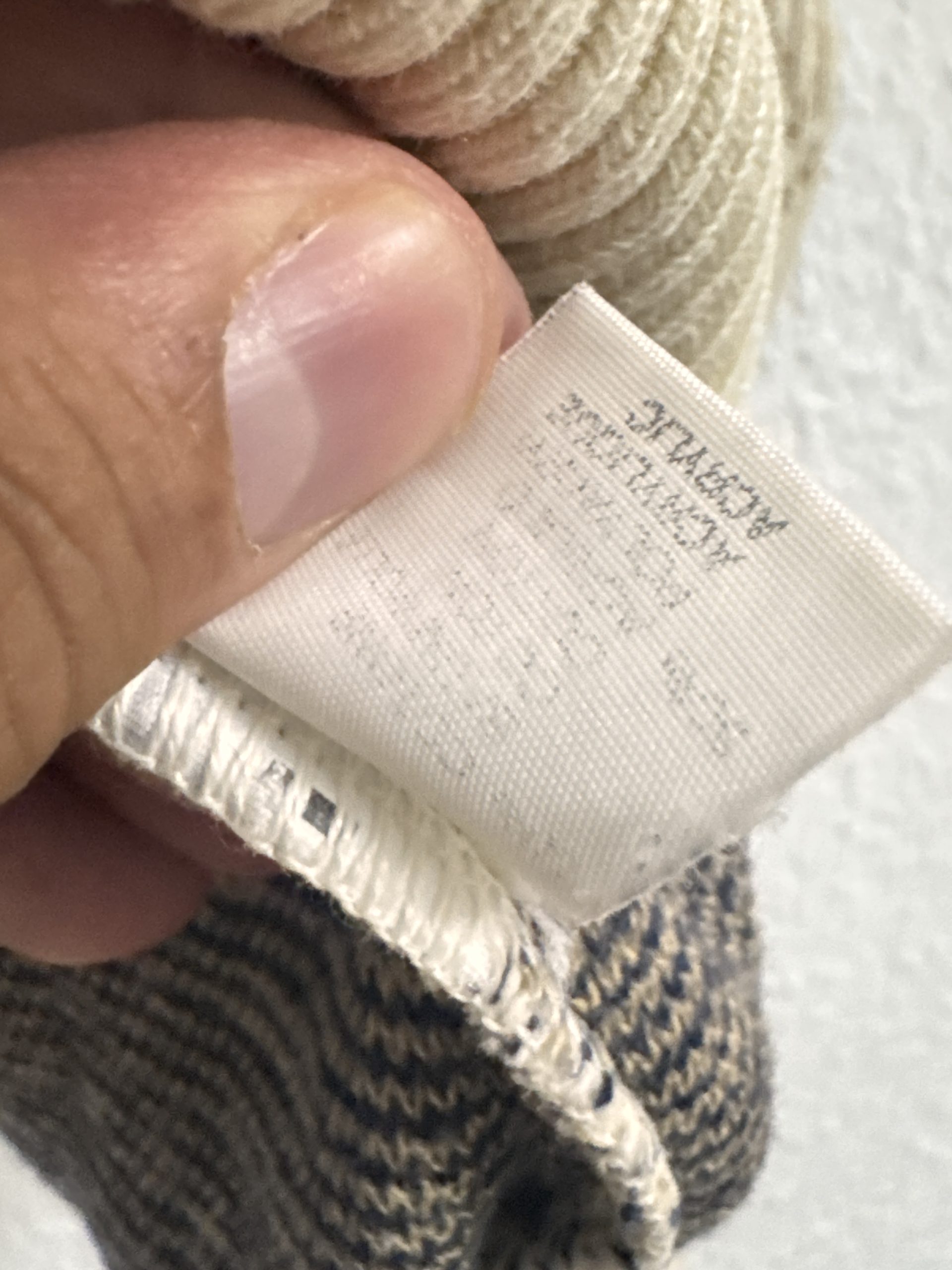 Ungaro Beige & Brown Patterned Knit Polo Sweater M 2857 image 9