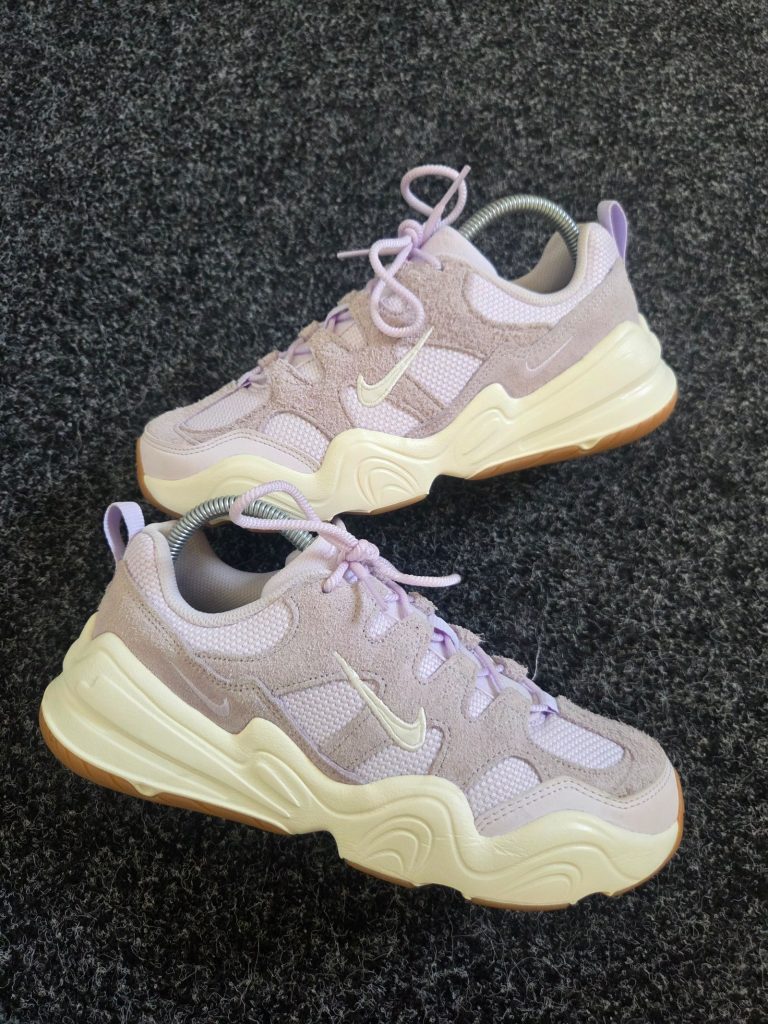 Nike Tech Hera “Barely Purple White” Women’s UK 6 Chunky Trainers DR9761-500