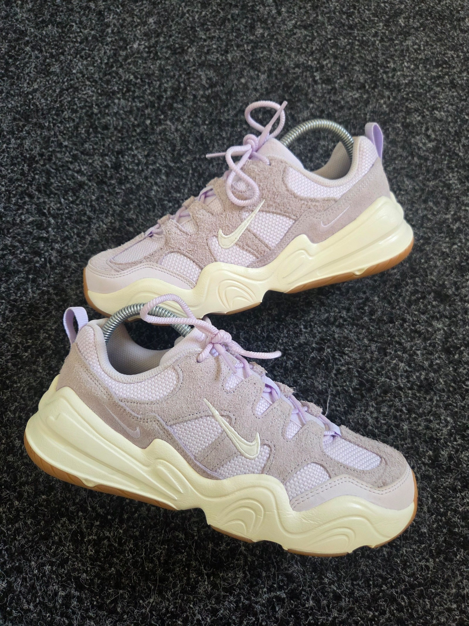 Nike Tech Hera “Barely Purple White” Women’s UK 6 Chunky Trainers DR9761-500