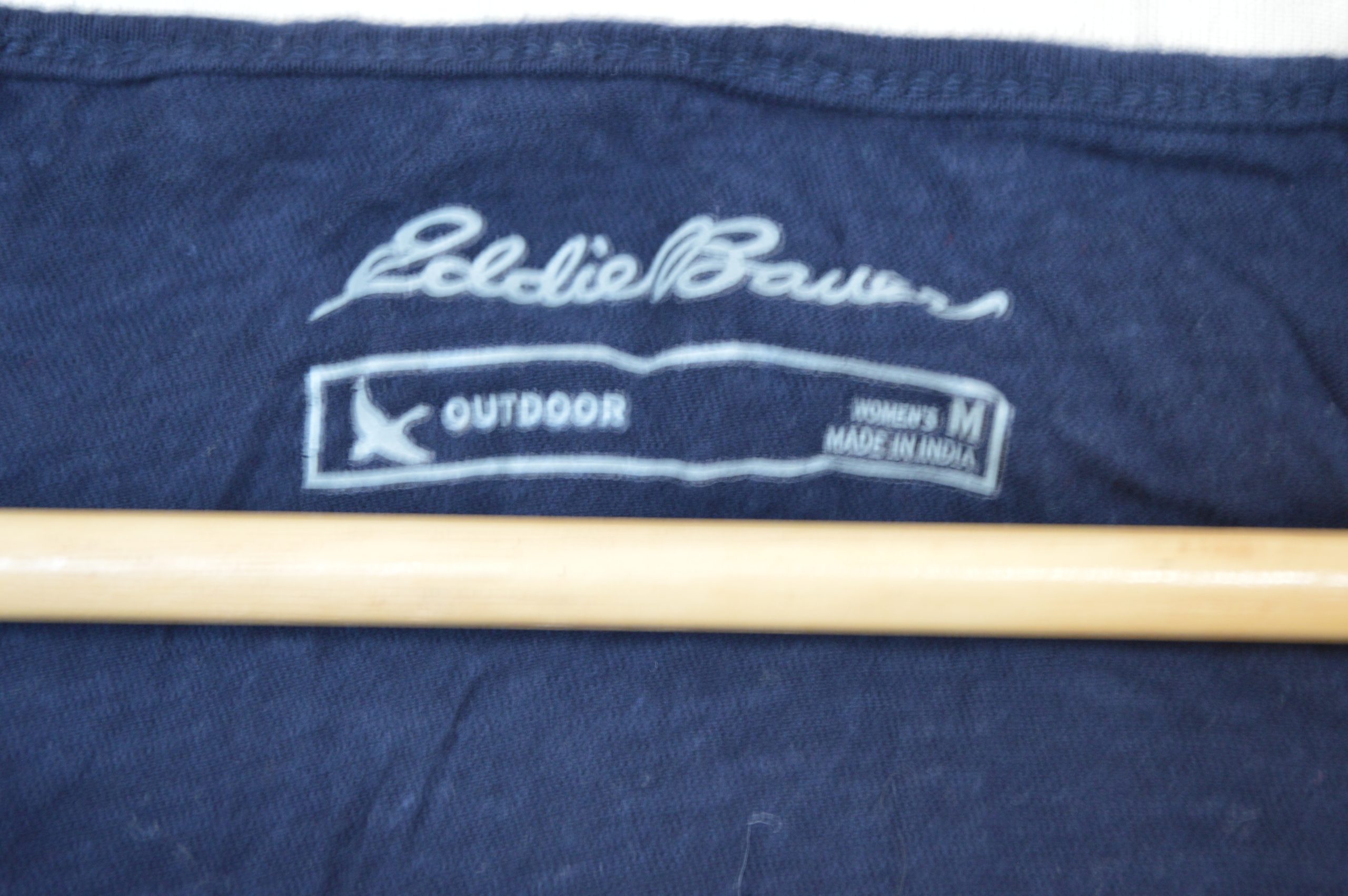 Eddie Bauer Blue Cotton Embroidered Spaghetti Strap Top M image 3