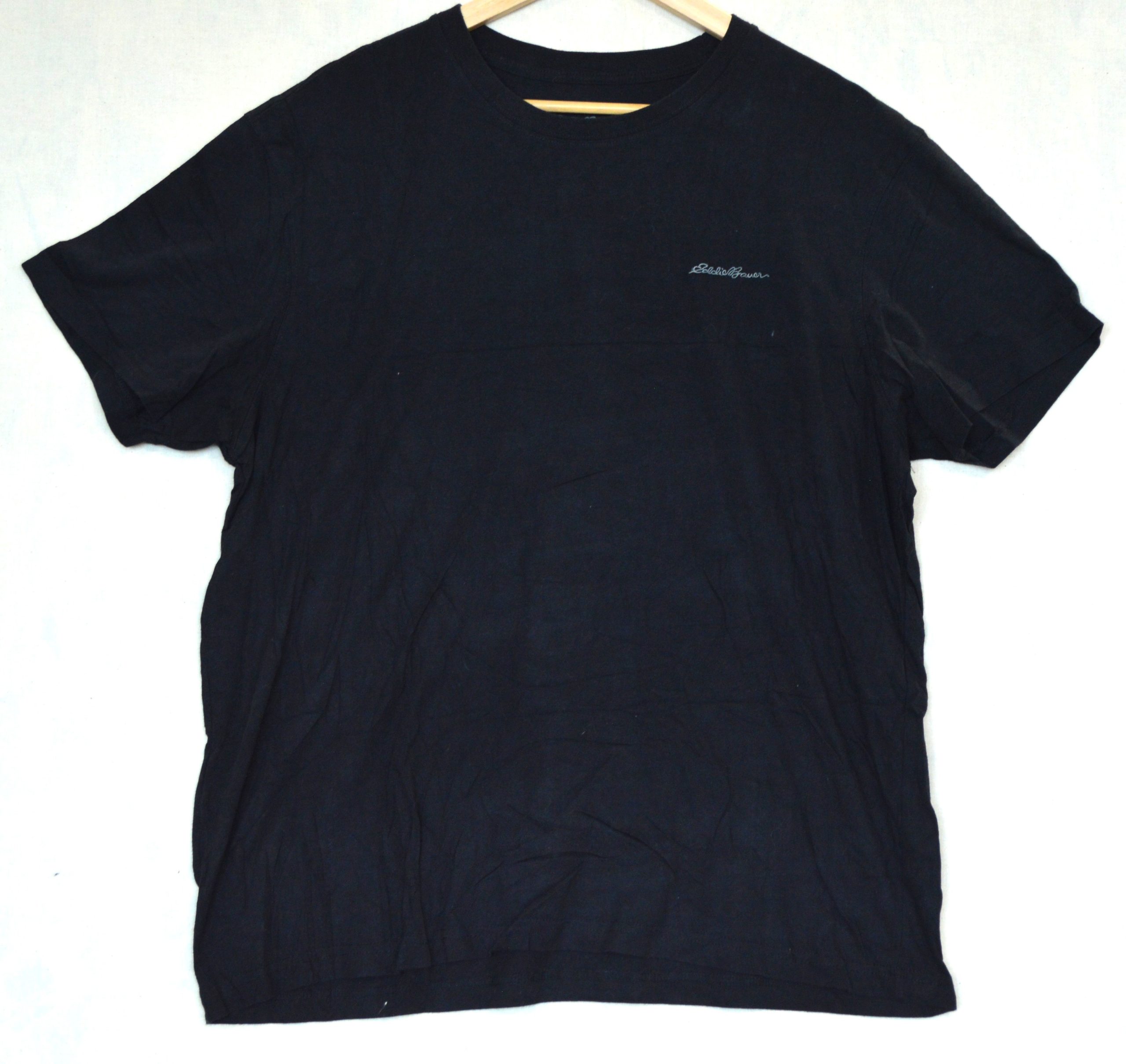 Eddie Bauer Black Graphic T-Shirt Men's XL Cotton Polyester