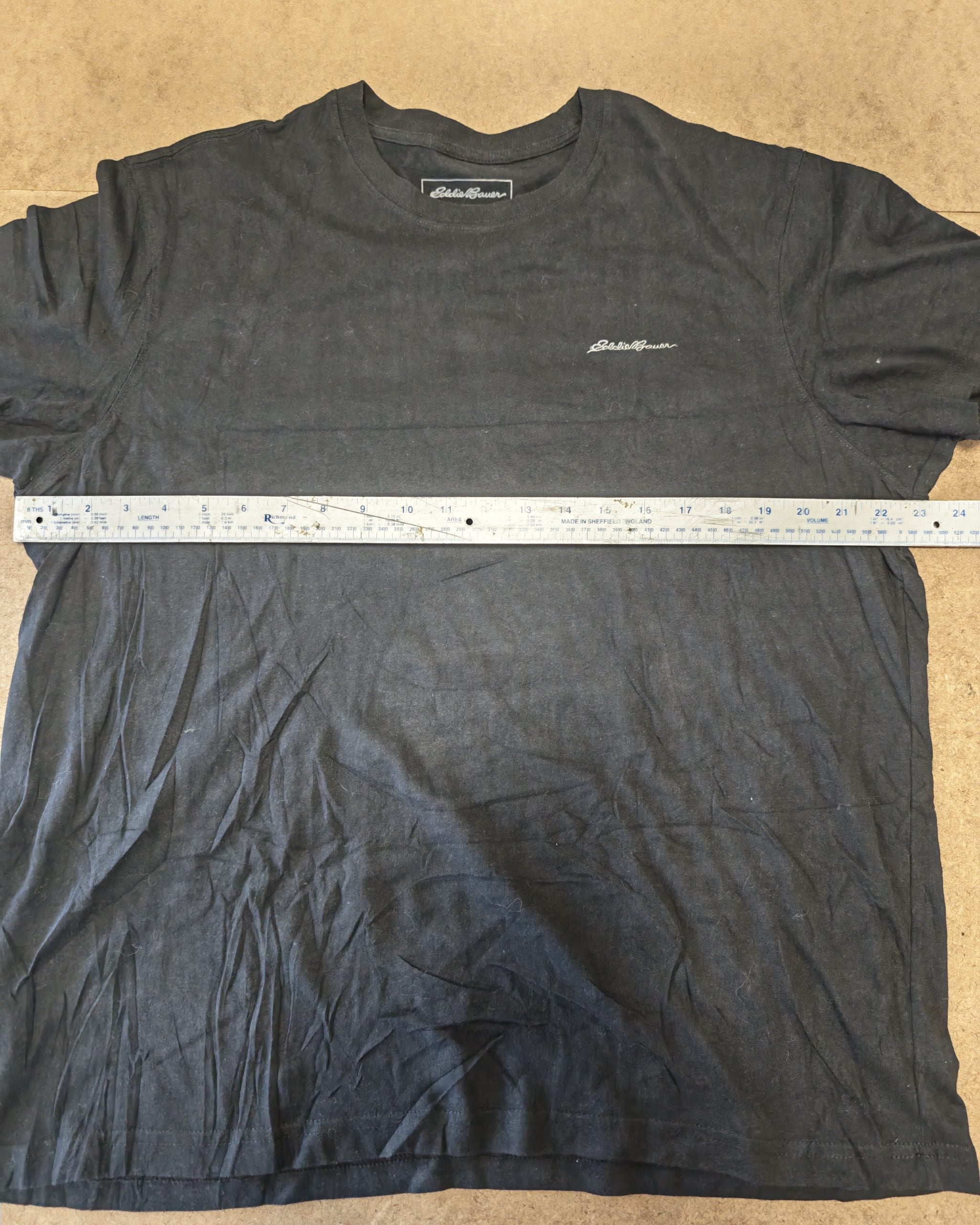 Eddie Bauer Black Graphic T-Shirt Men's XL Cotton Polyester image 5