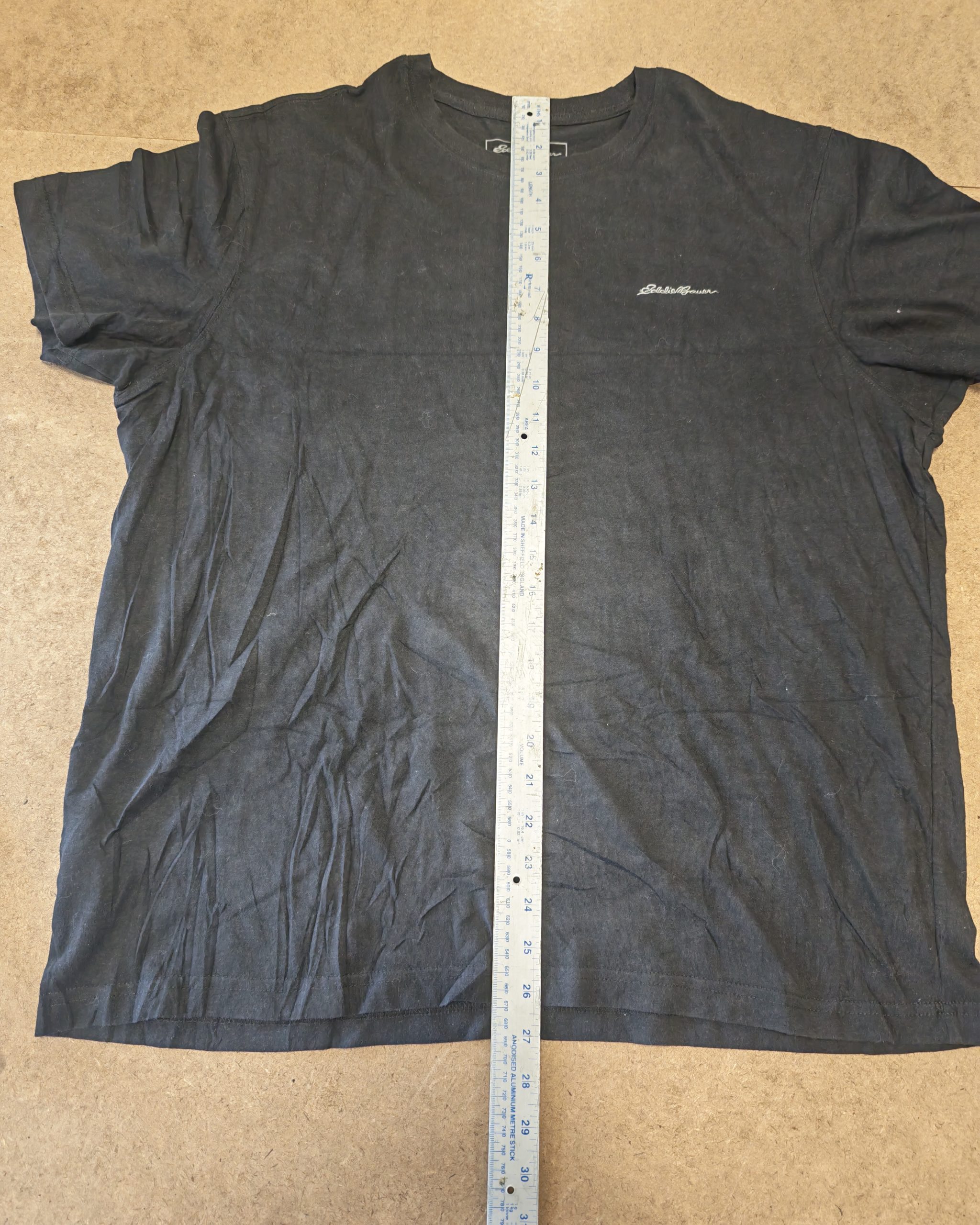 Eddie Bauer Black Graphic T-Shirt Men's XL Cotton Polyester image 6