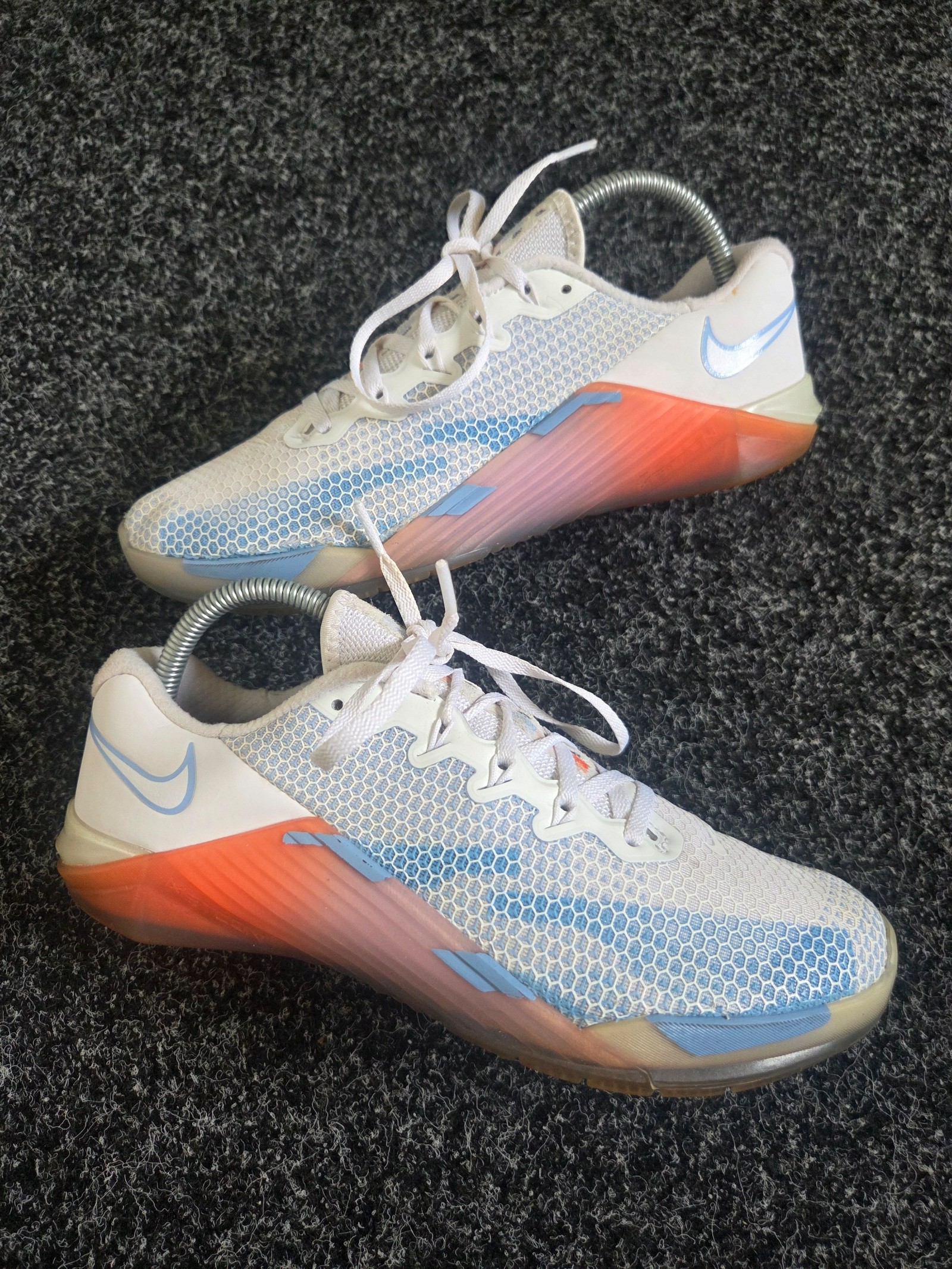 Nike Metcon 5 Premium “White Hyper Crimson” Women’s UK 7 Gym Training Shoes CJ0818-146