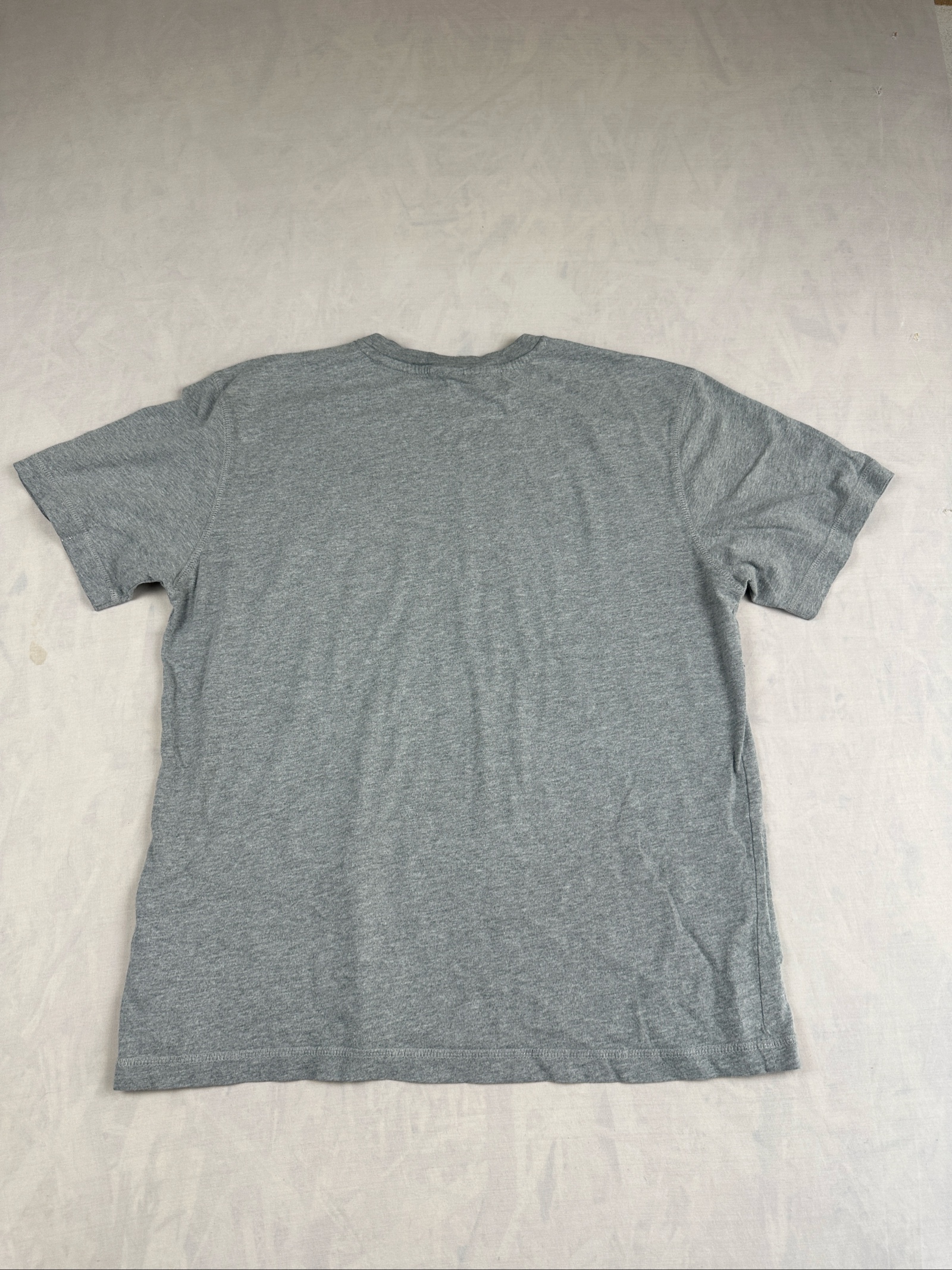 Nike Grey Cotton Crew Neck T-Shirt Size L image 5