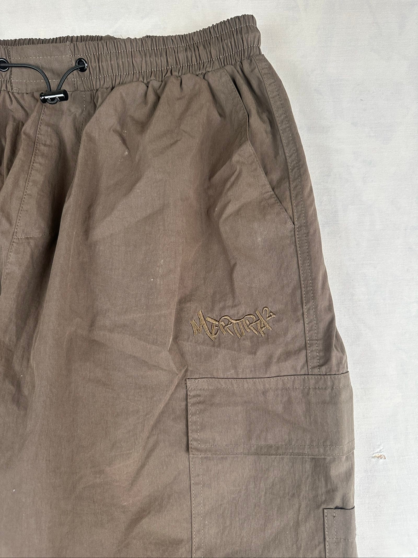 Mertra Brown Cargo Trousers XS Cotton Nylon Blend image 2