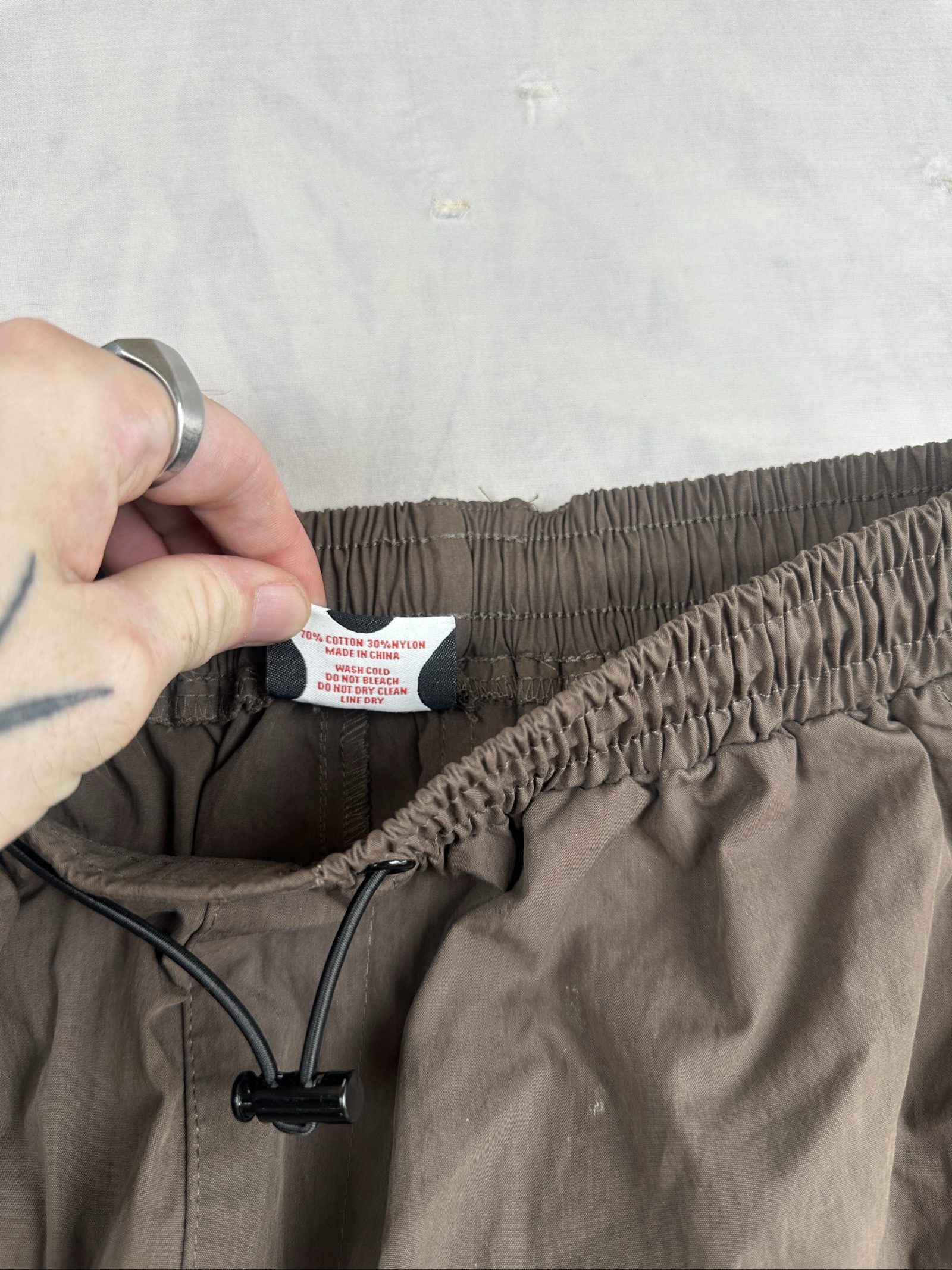 Mertra Brown Cargo Trousers XS Cotton Nylon Blend image 4