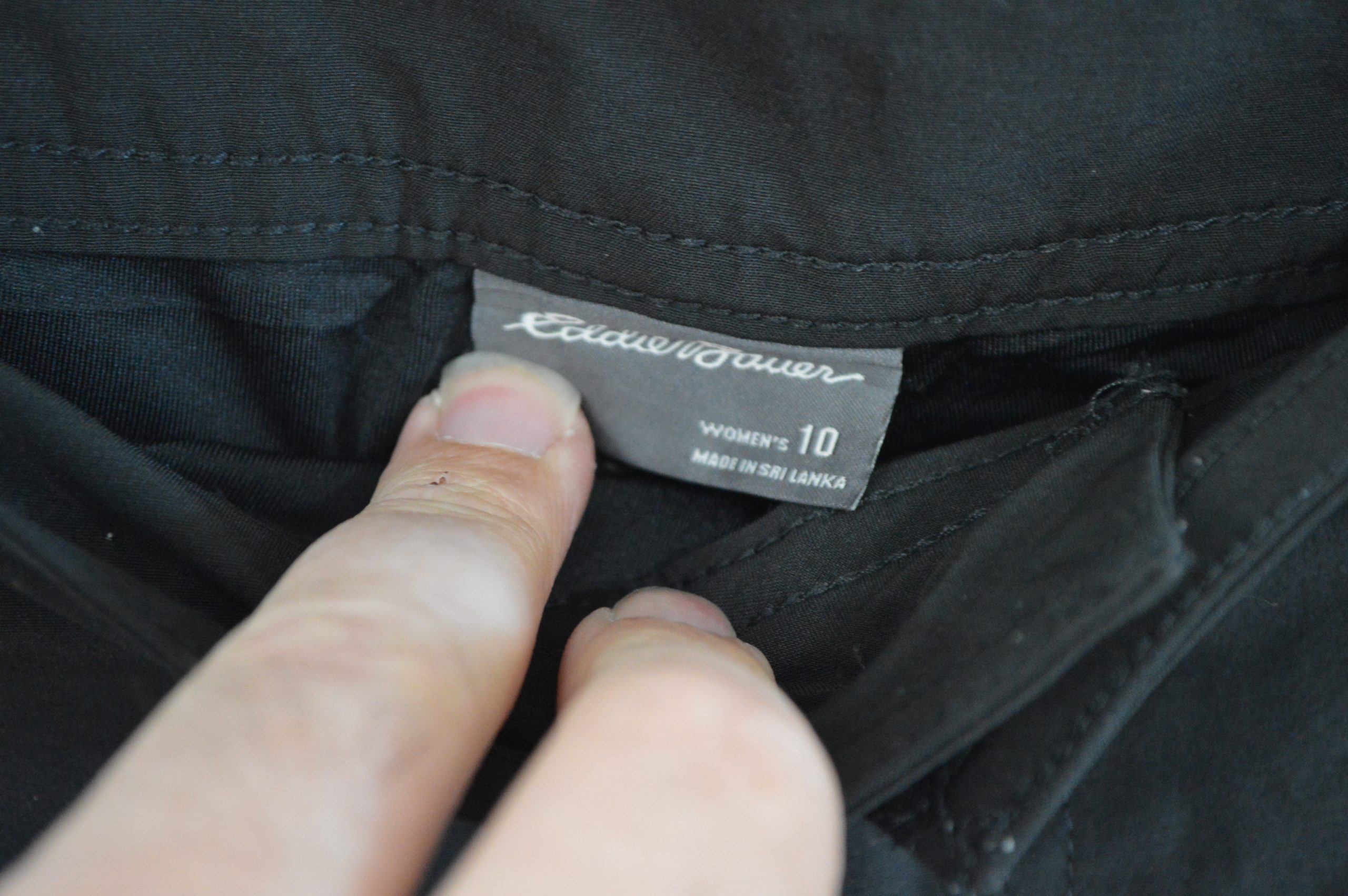 Eddie Bauer Black Womens Tech Miniskirt Size US10/UK14 Gorpcore image 3