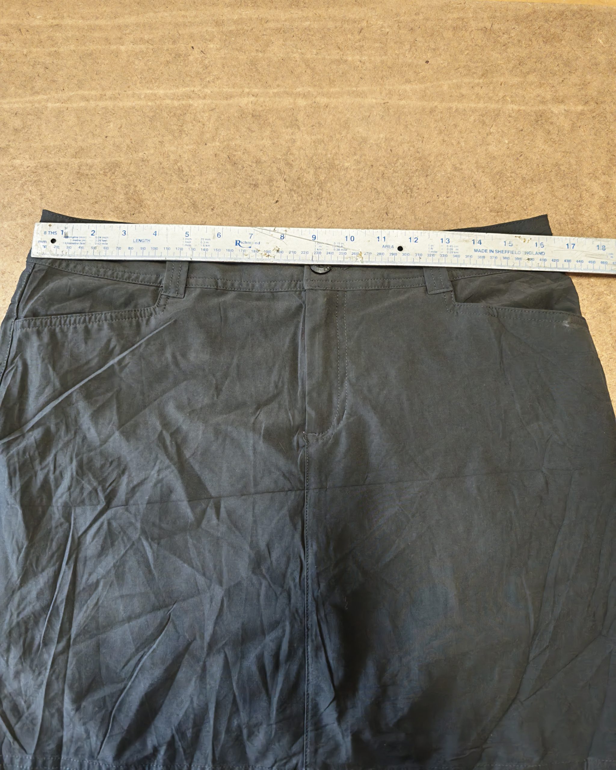 Eddie Bauer Black Womens Tech Miniskirt Size US10/UK14 Gorpcore image 8